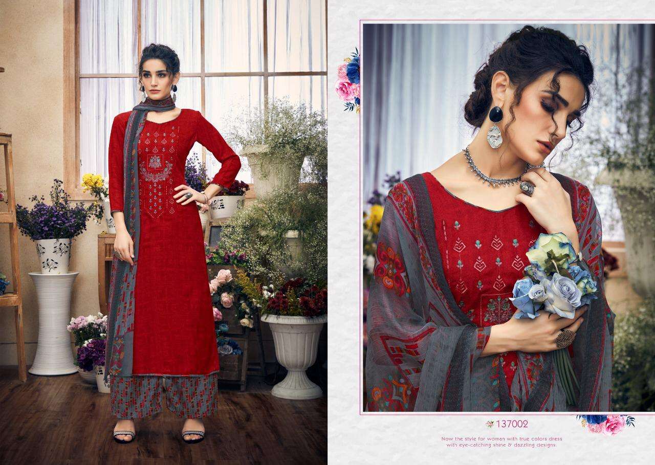 HUSSAN E PATIYALA BY KAY VEE 137001 TO 137008 SERIES DESIGNER PATIYALA SUITS BEAUTIFUL FANCY COLORFUL STYLISH PARTY WEAR & ETHNIC WEAR PURE PASHMINA JACQUARD SELF PRINTED WITH EMBROIDERY DRESSES AT WHOLESALE PRICE