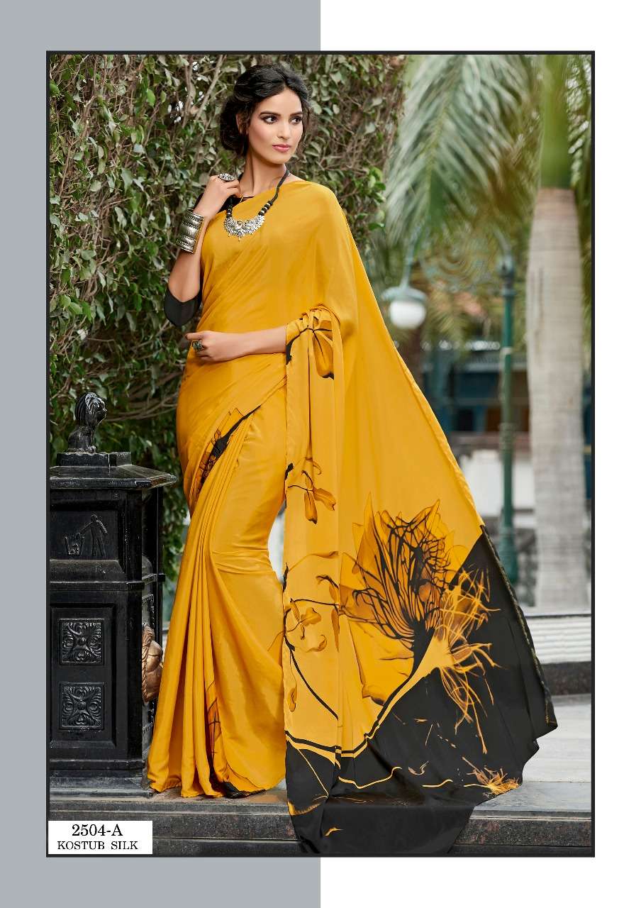 ALL TIME HIT BY SEYMORE PRINTS INDIAN TRADITIONAL WEAR COLLECTION BEAUTIFUL STYLISH FANCY COLORFUL PARTY WEAR & OCCASIONAL WEAR CREPE SAREES AT WHOLESALE PRICE