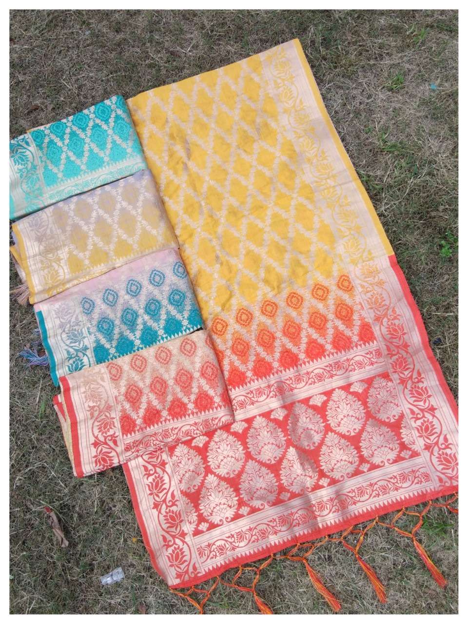 ZARIKA HIT COLOR VOL-22 BY KAAMIRI 2201 TO 2205 SERIES DESIGNER BEAUTIFUL STYLISH FANCY COLORFUL PARTY WEAR & ETHNIC WEAR BANARASI SILK ZARI WORK DUPATTA AT WHOLESALE PRICE