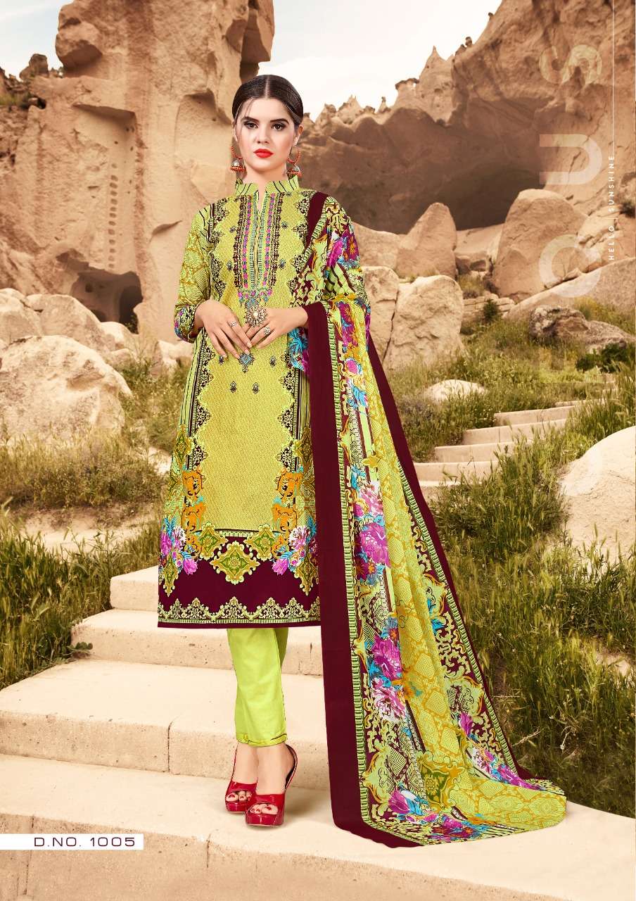 ROOHI LAWN COLLECTION BY ALZOHAIB 1001 TO 1010 SERIES BEAUTIFUL COLORFUL STYLISH FANCY CASUAL WEAR & READY TO WEAR PURE LAWN PRINTED DRESSES AT WHOLESALE PRICE