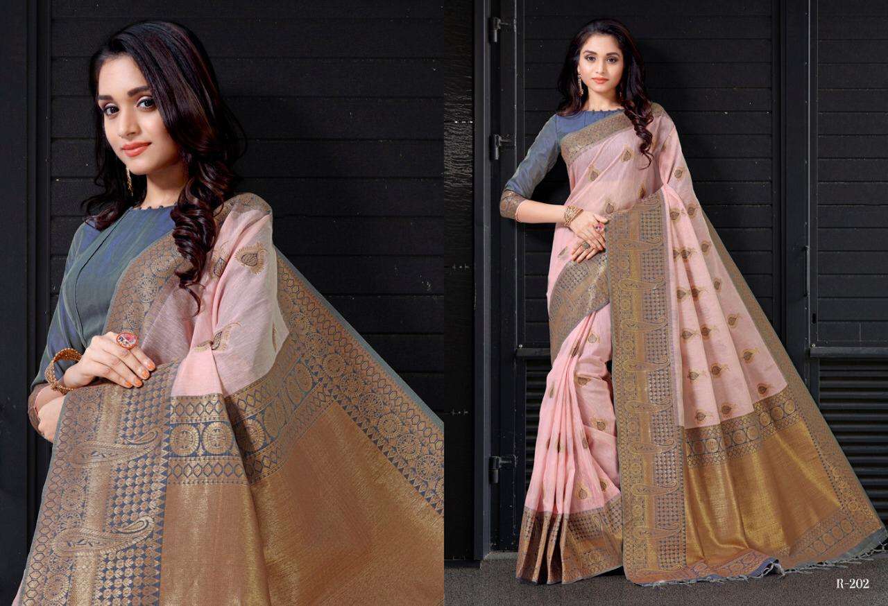 SHRAVYA BY AURA INDIAN TRADITIONAL WEAR COLLECTION BEAUTIFUL STYLISH FANCY COLORFUL PARTY WEAR & OCCASIONAL WEAR PURE SOFT COTTON WEAVING SAREES AT WHOLESALE PRICE