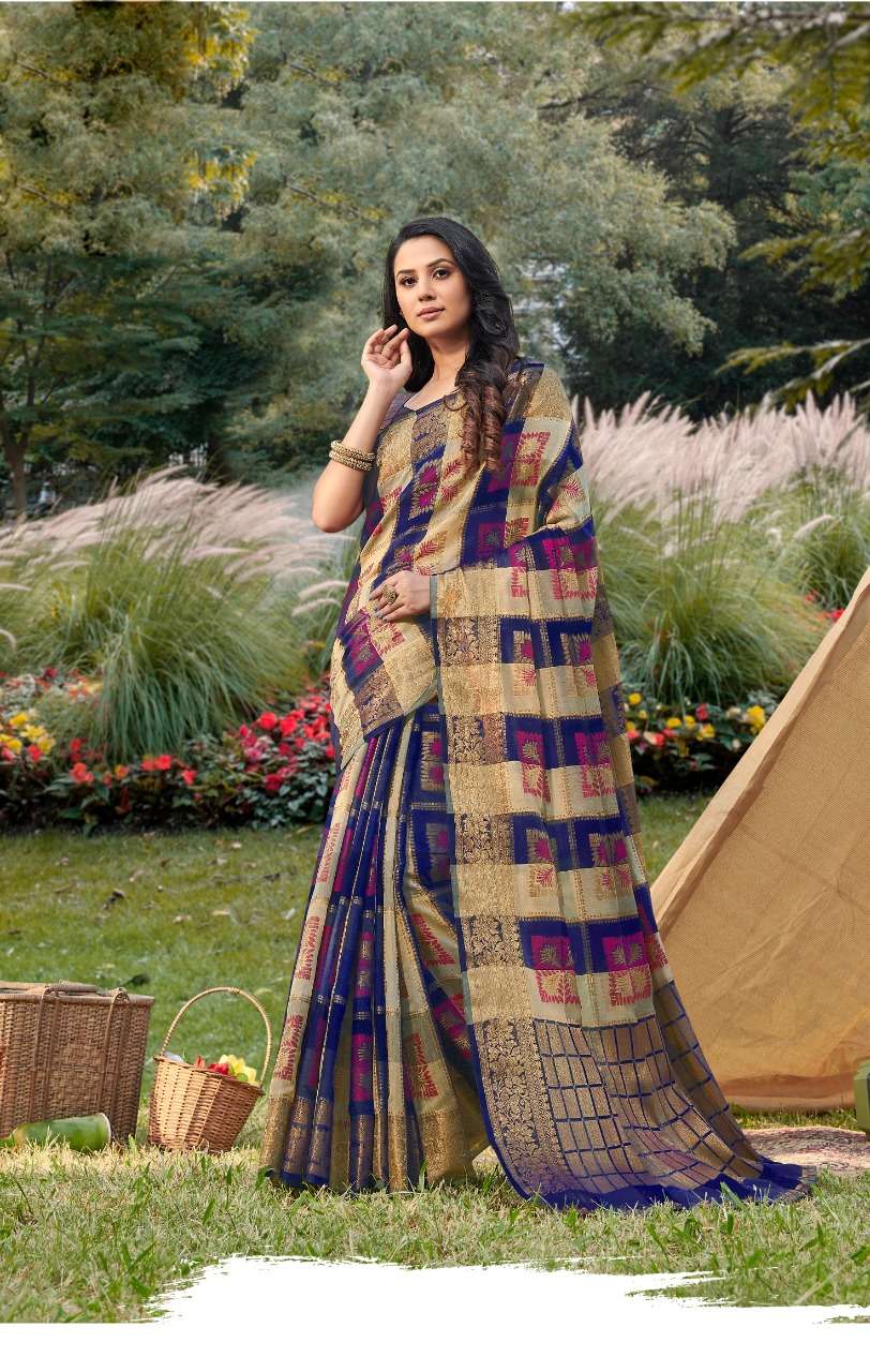 SALEM SILK BY SANGAM PRINTS 11001 TO 11006 SERIES INDIAN TRADITIONAL WEAR COLLECTION BEAUTIFUL STYLISH FANCY COLORFUL PARTY WEAR & OCCASIONAL WEAR HANDLOOM SAREES AT WHOLESALE PRICE