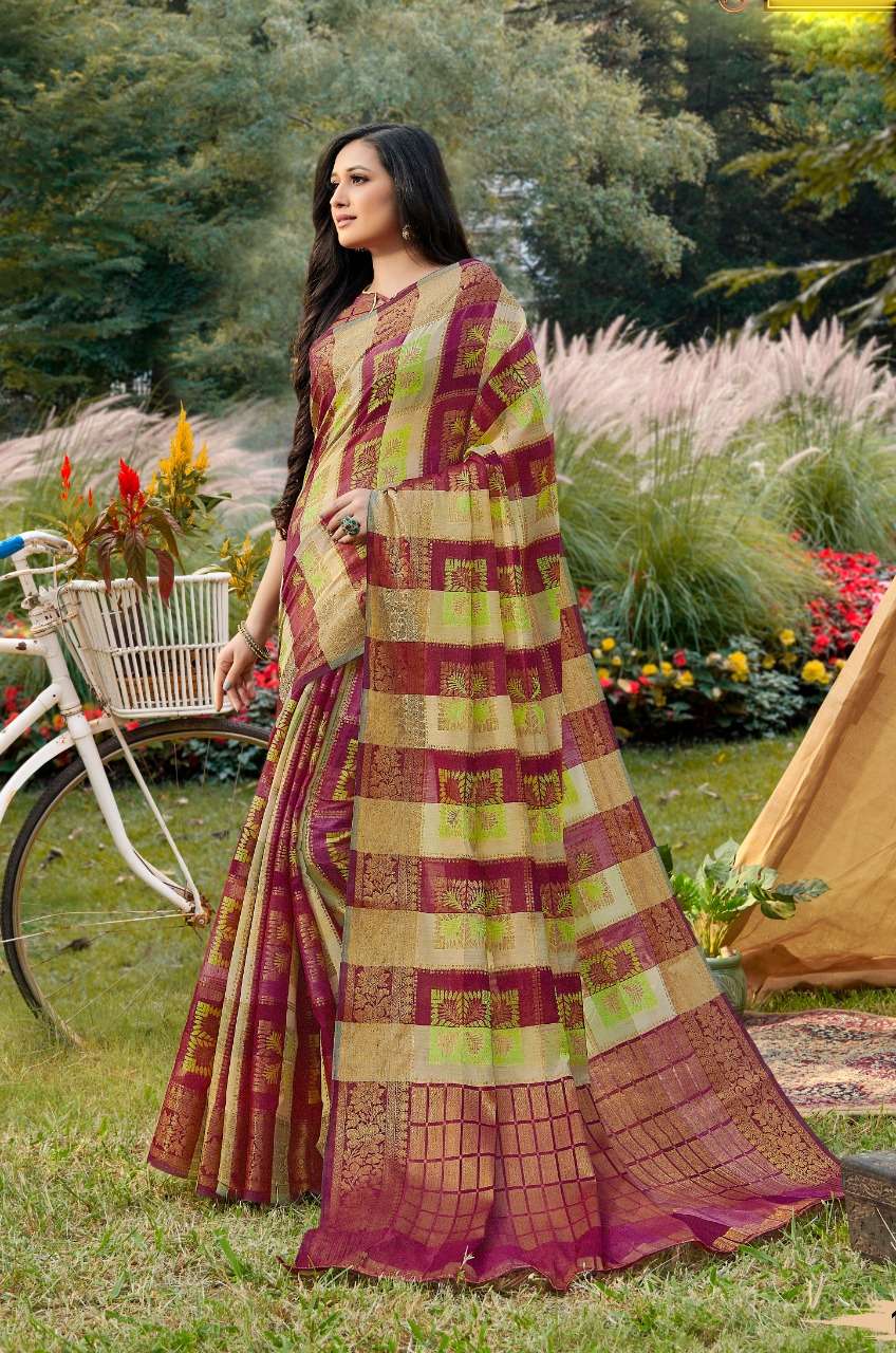 SALEM SILK BY SANGAM PRINTS 11001 TO 11006 SERIES INDIAN TRADITIONAL WEAR COLLECTION BEAUTIFUL STYLISH FANCY COLORFUL PARTY WEAR & OCCASIONAL WEAR HANDLOOM SAREES AT WHOLESALE PRICE