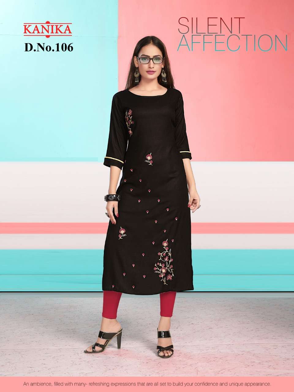 ANERI VOL-1 BY KANIKA 101 TO 108 SERIES STYLISH FANCY BEAUTIFUL COLORFUL CASUAL WEAR & ETHNIC WEAR RAYON SLUB EMBROIDERED KURTIS AT WHOLESALE PRICE