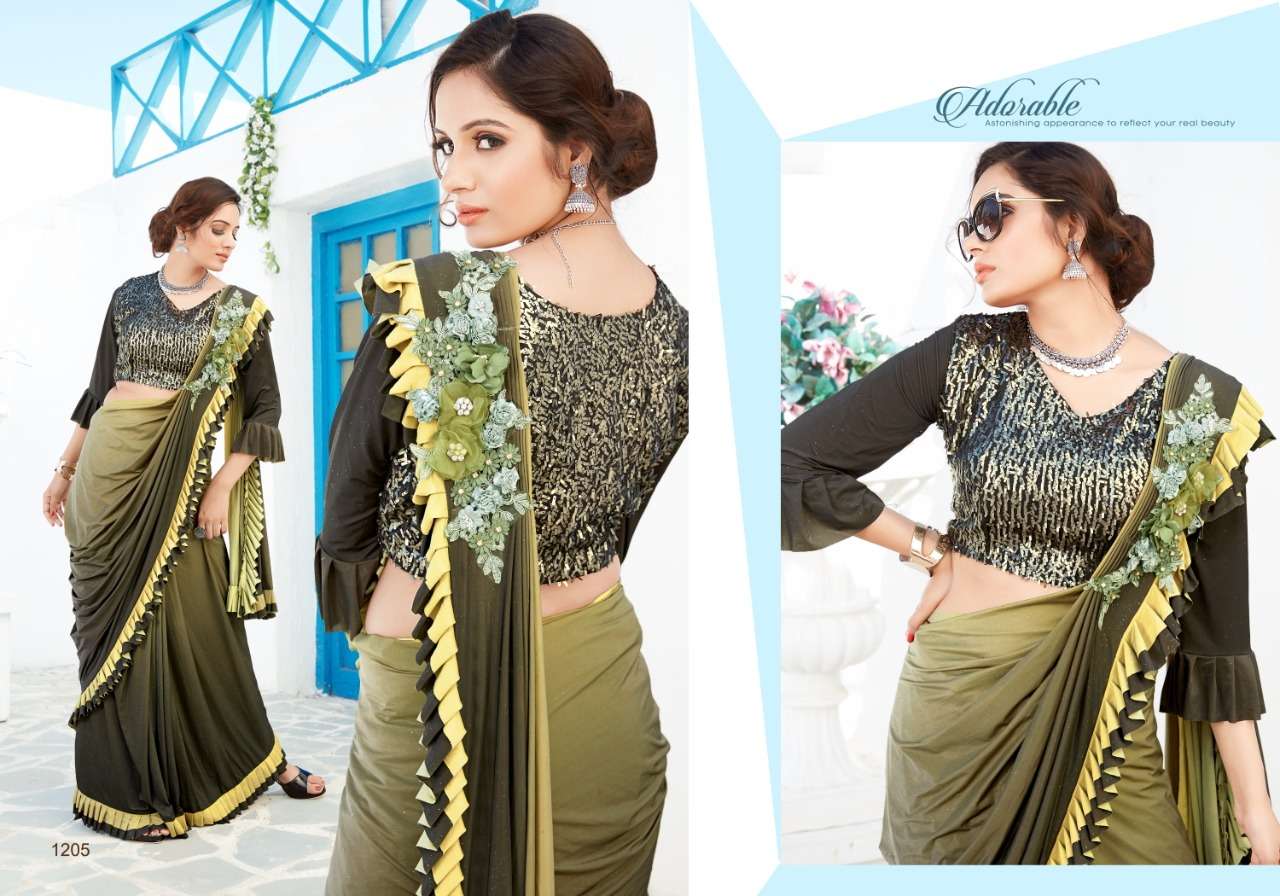 SILVER PEARLS BY NIHARIKA FASHION 1201 TO 1212 SERIES INDIAN BEAUTIFUL TRADITIONAL WEAR COLLECTION COLORFUL STYLISH PARTY WEAR & OCCASIONAL WEAR FANCY SAREES AT WHOLESALE PRICE