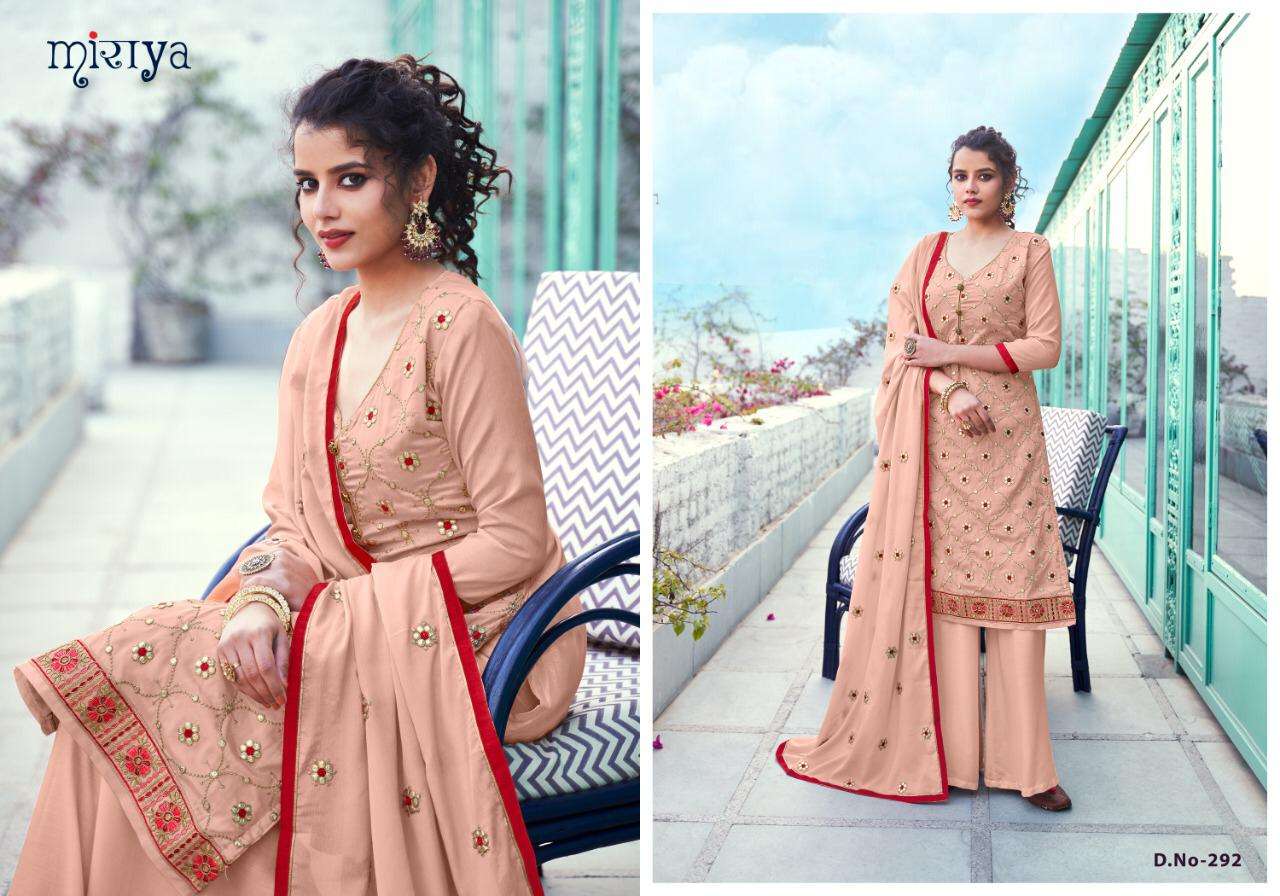 MIRAYA VOL-13 BY ALOK SUITS 291 TO 296 SERIES BEAUTIFUL STYLISH SHARARA SUITS FANCY COLORFUL CASUAL WEAR & ETHNIC WEAR & READY TO WEAR CHINON WITH GOTA WORK DRESSES AT WHOLESALE PRICE