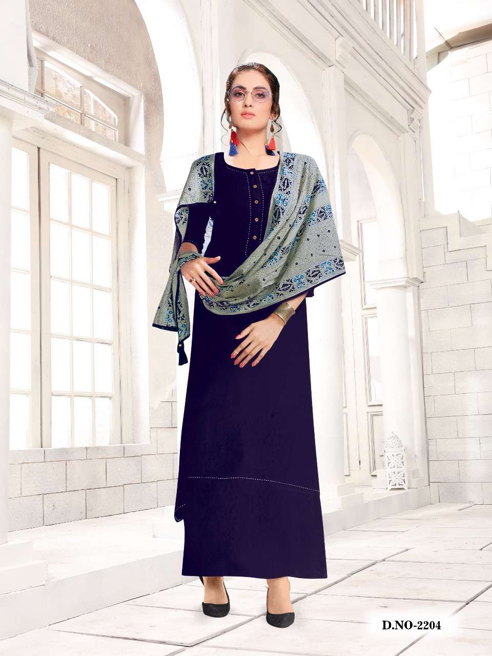 CHIGI WIGI BY KHAYYIRA 2201 TO 2206 SERIES STYLISH FANCY BEAUTIFUL COLORFUL CASUAL WEAR & ETHNIC WEAR RAYON COTTON 14 KG  KURTIS AT WHOLESALE PRICE