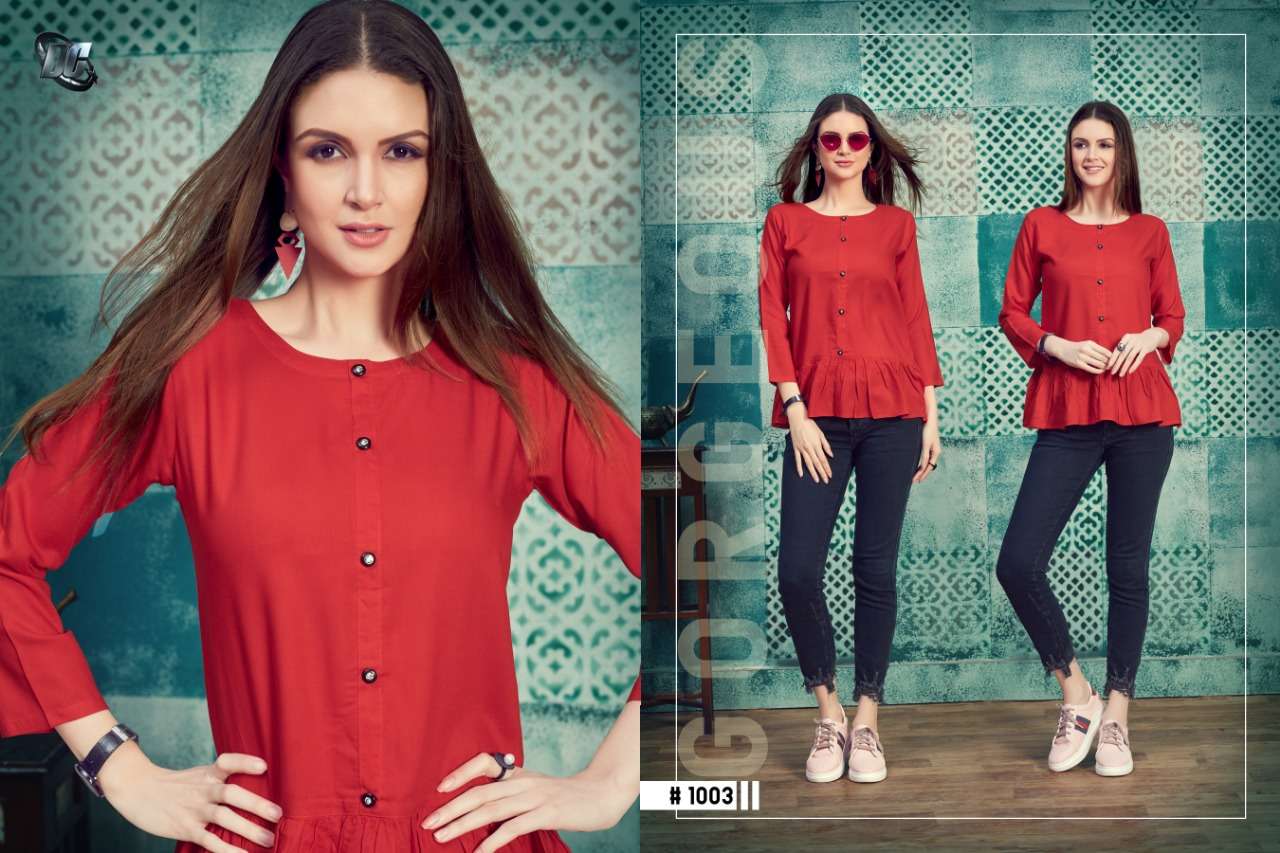 MYSTRI BY DARSHAN CREATION 01 TO 08 SERIES BEAUTIFUL STYLISH FANCY COLORFUL CASUAL WEAR & ETHNIC WEAR HEAVY RAYON 14 KG TOPS AT WHOLESALE PRICE