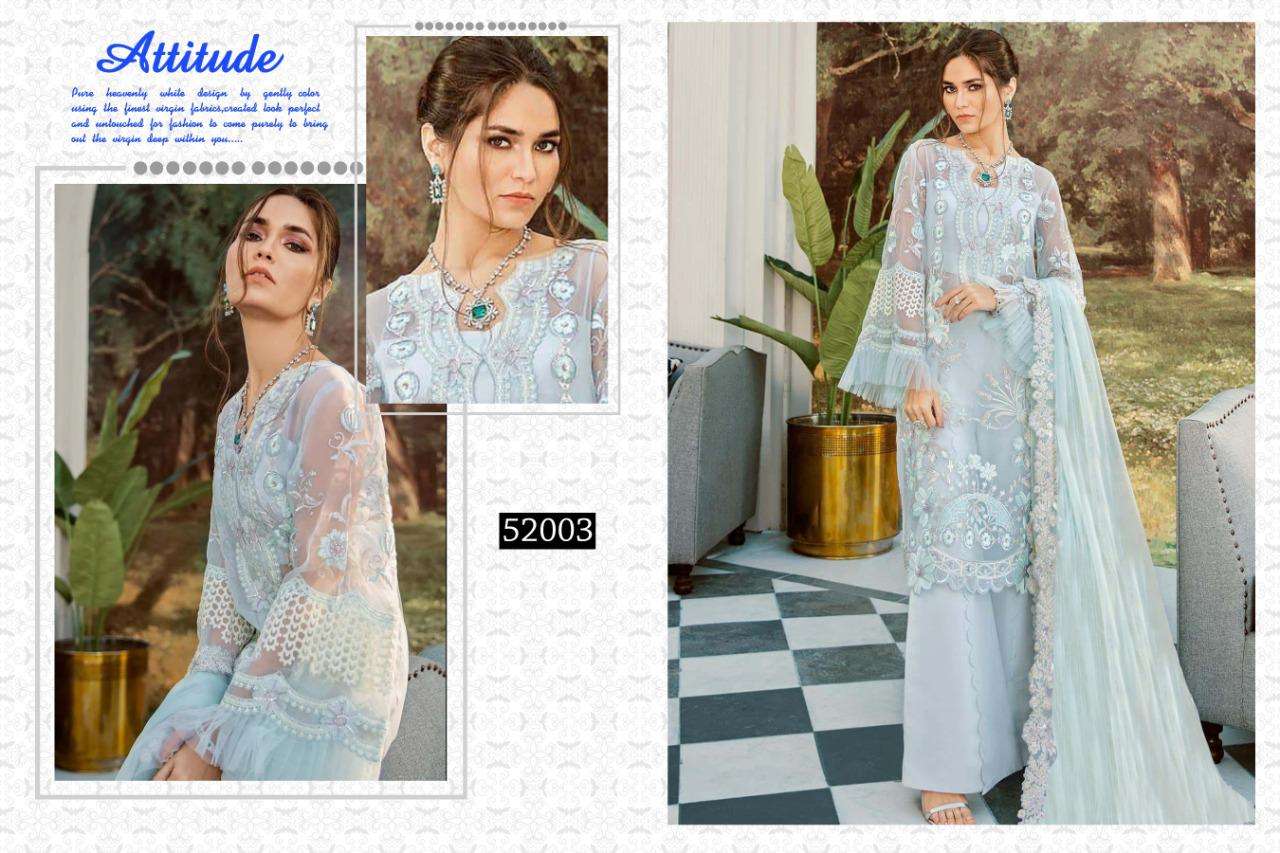 ERUM BY CYRA FASHION 52001 TO 52004 SERIES BEAUTIFUL PAKISTANI SUITS COLORFUL STYLISH FANCY CASUAL WEAR & ETHNIC WEAR NET WITH EMBROIDERY DRESSES AT WHOLESALE PRICE