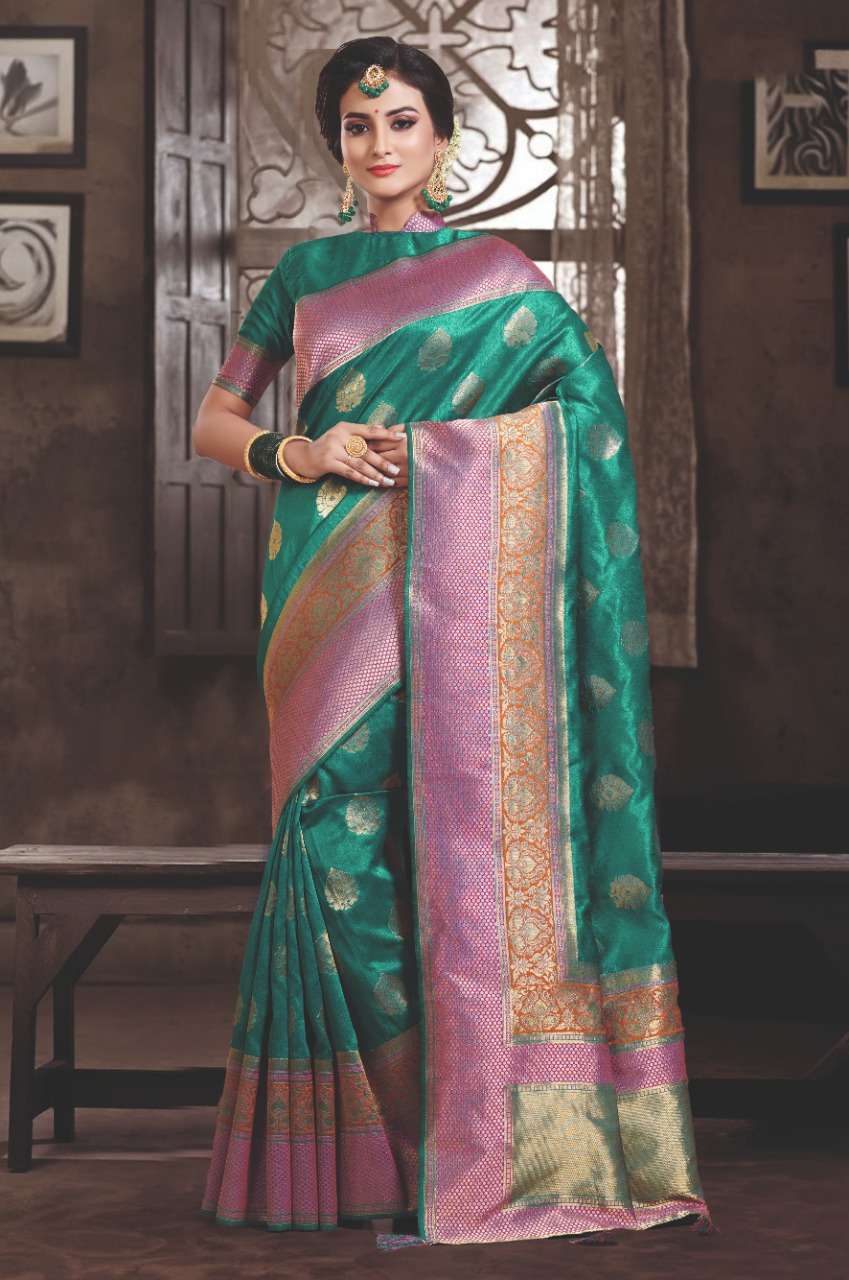 SANSKRUTI BY SANGAM PRINTS 3001 TO 3008 SERIES INDIAN TRADITIONAL WEAR COLLECTION BEAUTIFUL STYLISH FANCY COLORFUL PARTY WEAR & OCCASIONAL WEAR CRYSTAL SILK SAREES AT WHOLESALE PRICE