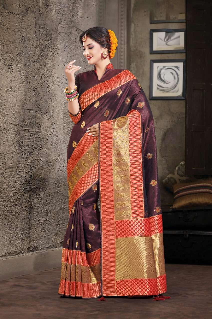 SANSKRUTI BY SANGAM PRINTS 3001 TO 3008 SERIES INDIAN TRADITIONAL WEAR COLLECTION BEAUTIFUL STYLISH FANCY COLORFUL PARTY WEAR & OCCASIONAL WEAR CRYSTAL SILK SAREES AT WHOLESALE PRICE