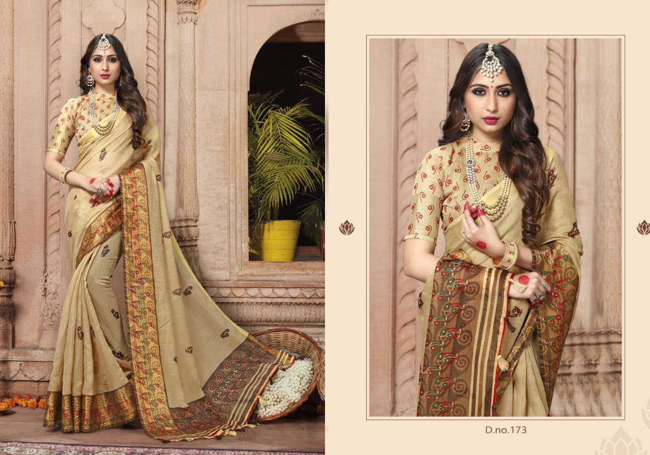 SHREYA BY HRISHI INTERNATIONAL 168 TO 181 SERIES INDIAN TRADITIONAL WEAR COLLECTION BEAUTIFUL STYLISH FANCY COLORFUL PARTY WEAR & OCCASIONAL WEAR COTTON PRINTED SAREES AT WHOLESALE PRICE