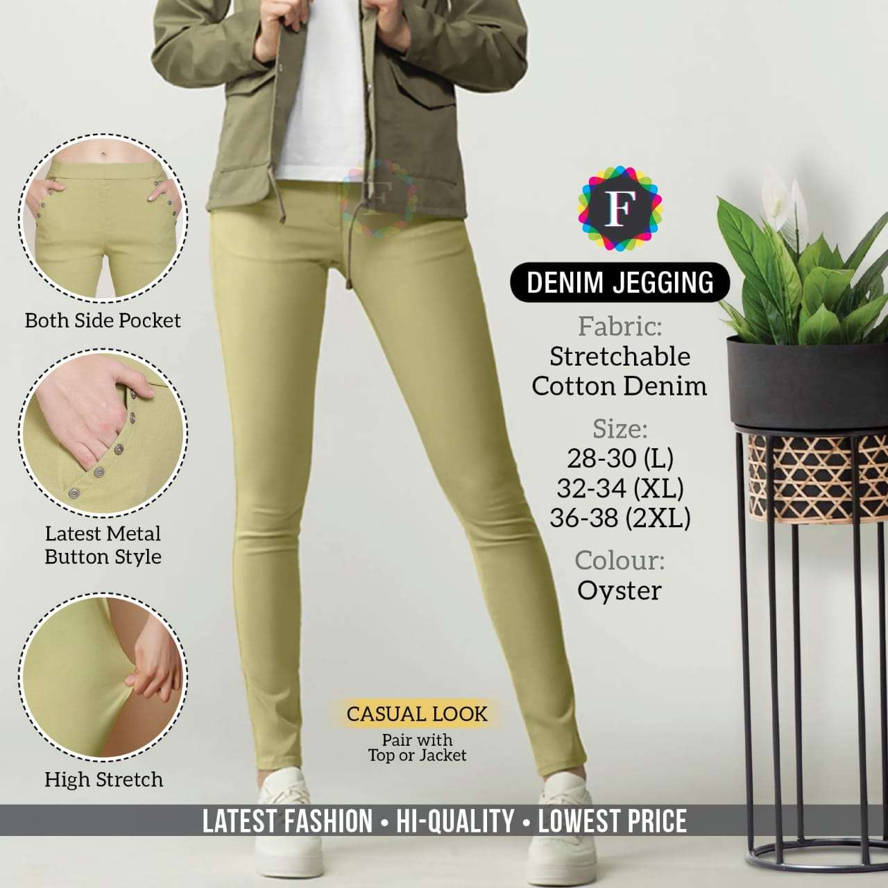 DENIM JEGGING BY KAAMIRI 01 TO 03 SERIES BEAUTIFUL STYLISH FANCY COLORFUL READY TO WEAR & CASUAL WEAR STRETCHABLE COTTON JEGGINGS AT WHOLESALE PRICE