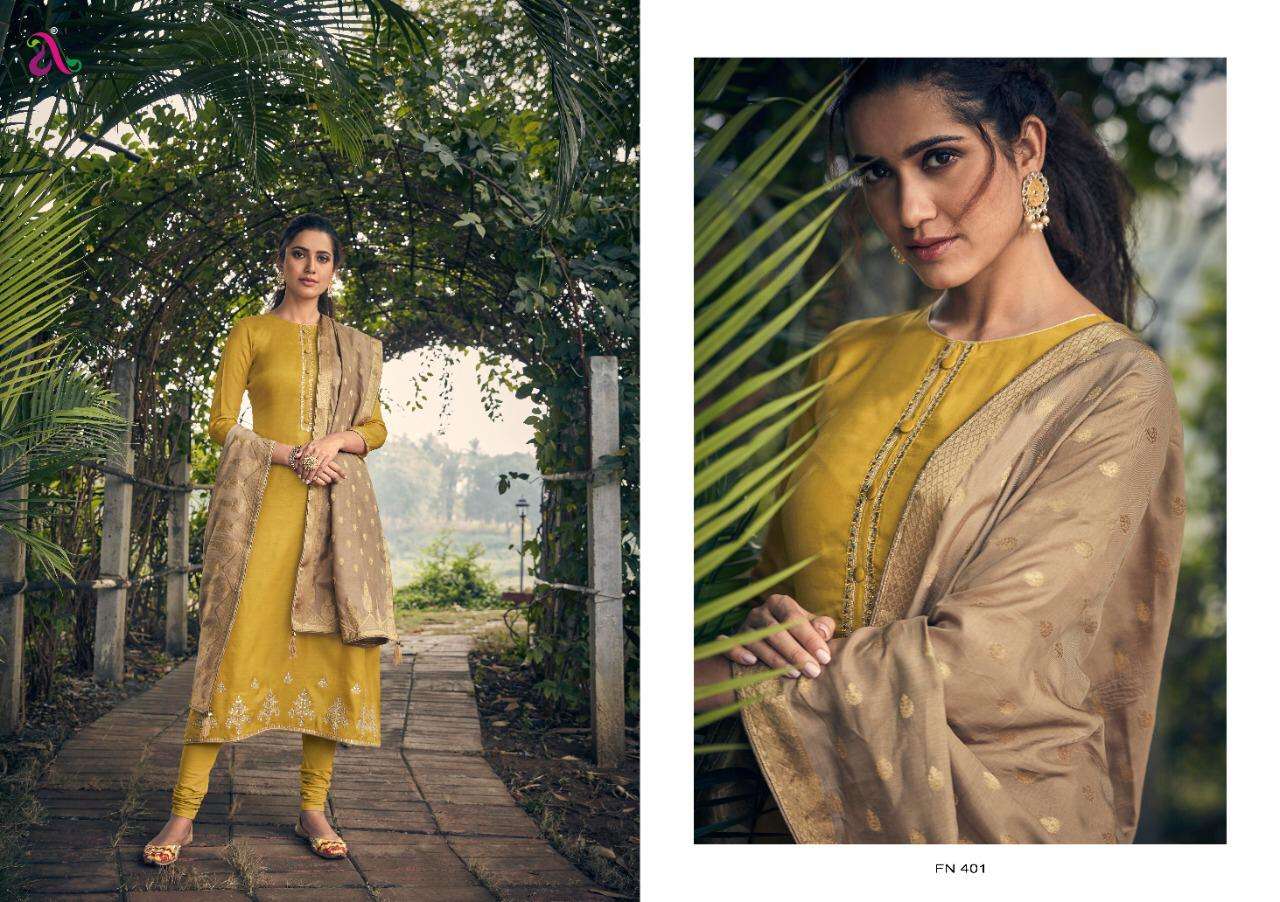 CHARISSA BY ANGROOP PLUS 401 TO 406 SERIES STYLISH BEAUTIFUL COLOURFUL PRINTED & EMBROIDERED PARTY WEAR & OCCASIONAL WEAR TUSSAR SILK WITH HEAVY EMBROIDERY DRESSES AT WHOLESALE PRICE