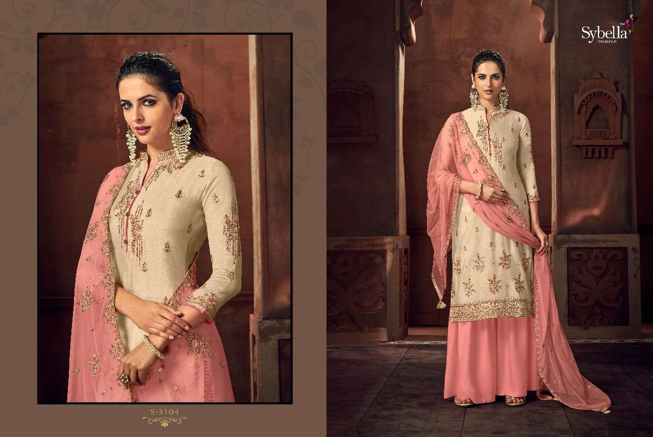 Rihana By Sybella 3101 To 3106 Series Beautiful Suits Stylish Fancy Colorful Party Wear & Occasional Wear Rass Silk Embroidered Dresses At Wholesale Price