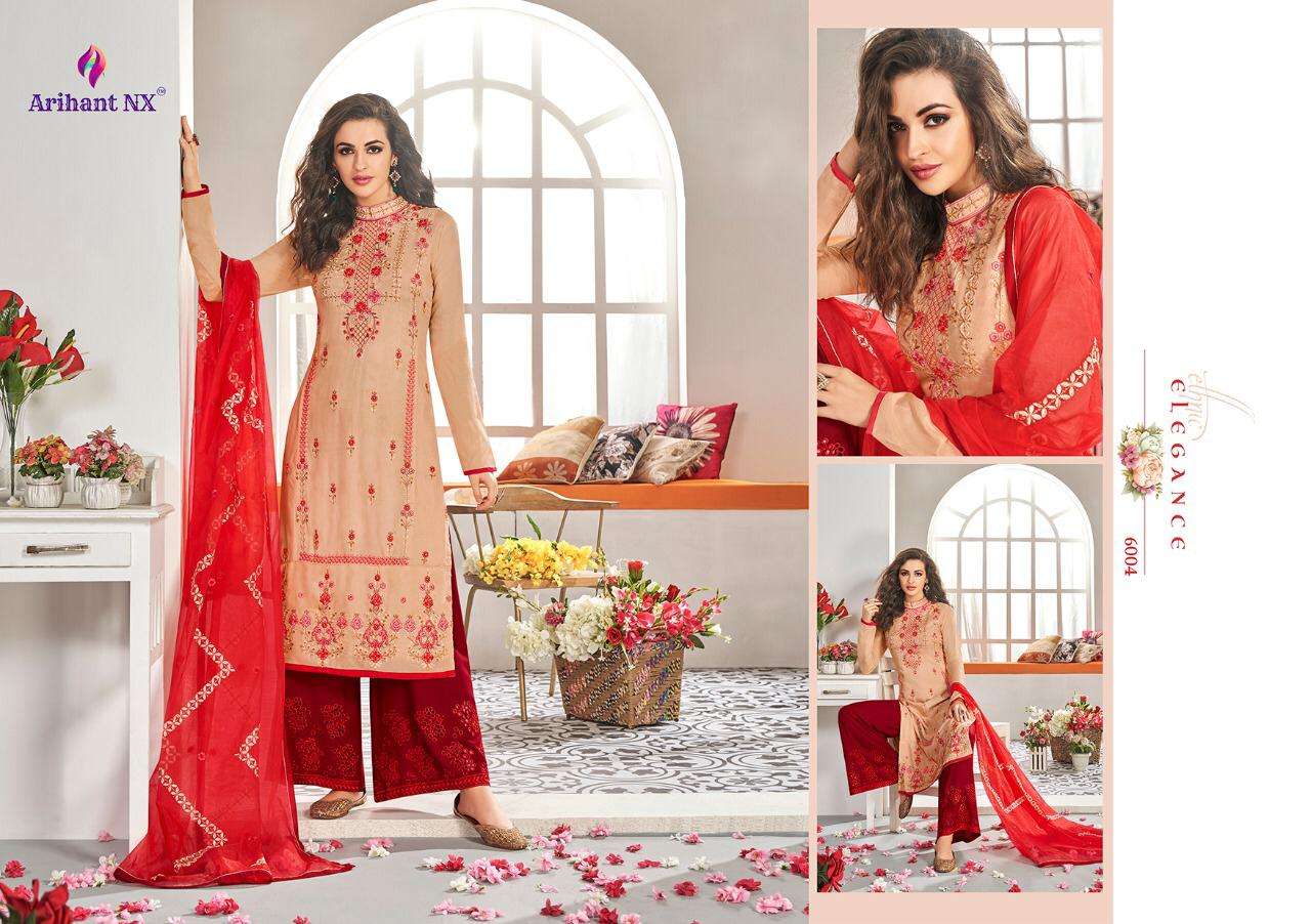 Anaya By Arihant Nx 6001 To 6006 Series Beautiful Festive Suits Stylish Fancy Colorful Casual Wear & Ethnic Wear Pure Pashmina Print Dresses At Wholesale Price