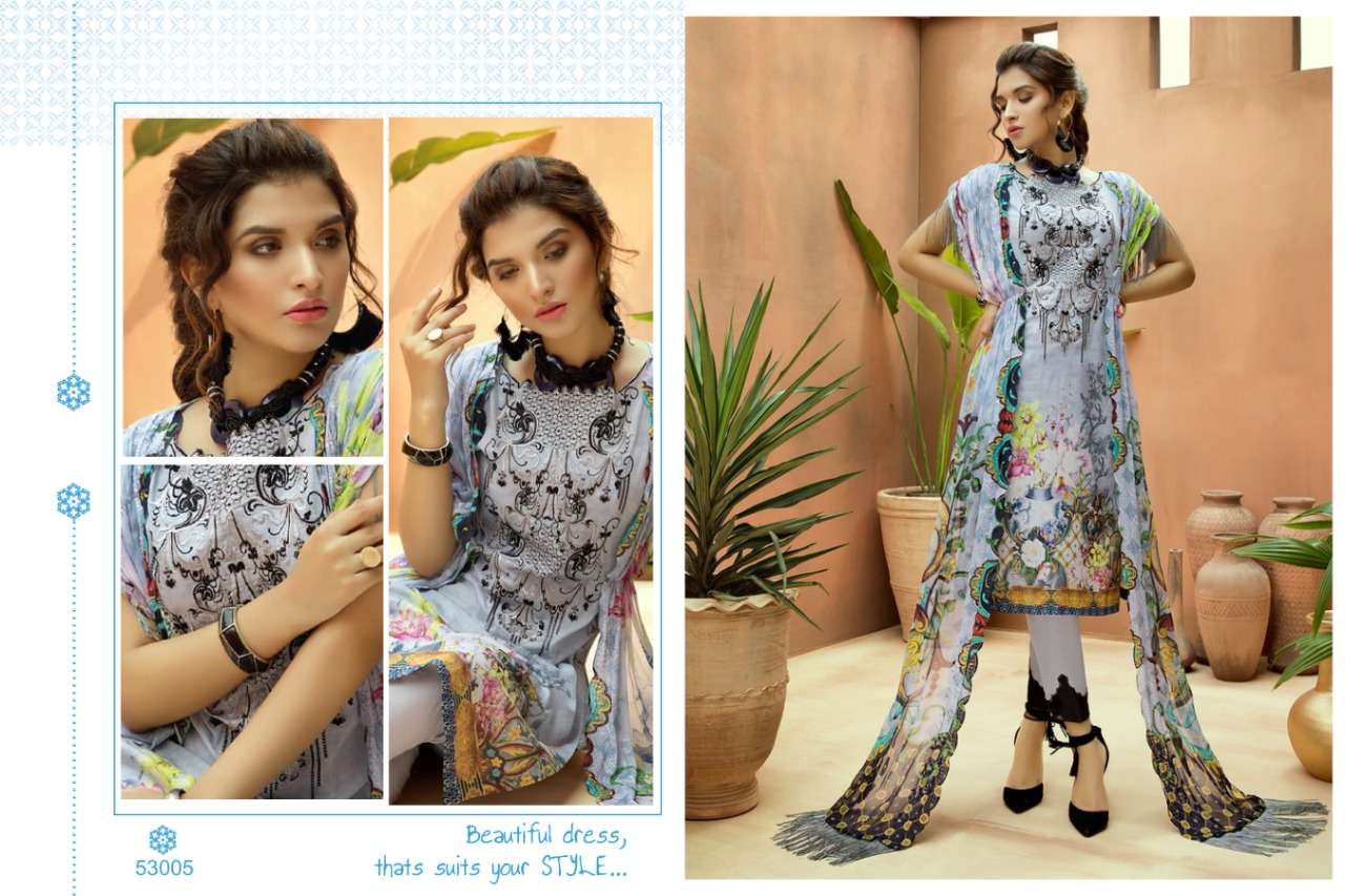 ALIZAH VOL-3 BY CYRA FASHION 53001 TO 53006 SERIES DESIGNER PAKISTANI SUITS BEAUTIFUL STYLISH FANCY COLORFUL PARTY WEAR & OCCASIONAL WEAR JAM COTTON WITH DIGITAL PRINTED DRESSES AT WHOLESALE PRICE