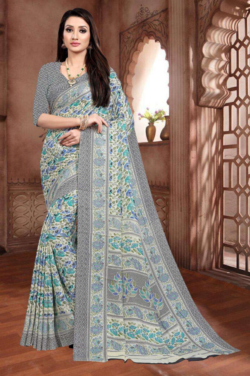 MYRA VOL-1 BY VRANDA FASHION 1001 TO 1009 SERIES INDIAN TRADITIONAL WEAR COLLECTION BEAUTIFUL STYLISH FANCY COLORFUL PARTY WEAR & OCCASIONAL WEAR FANCY SAREES AT WHOLESALE PRICE