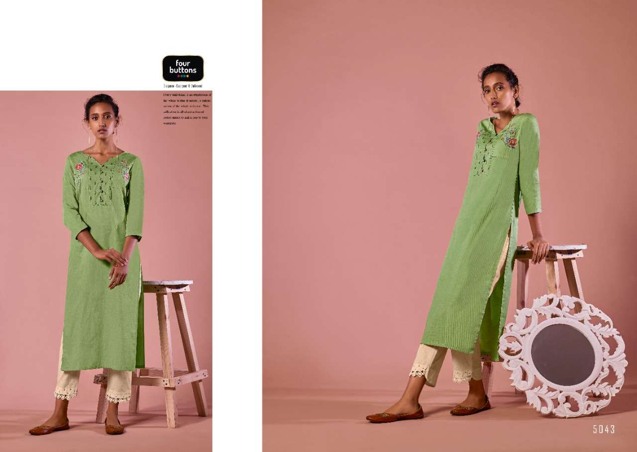 COLORS VOL-7 BY R9 5041 TO 5048 SERIES STYLISH FANCY BEAUTIFUL COLORFUL CASUAL WEAR & ETHNIC WEAR HEAVY PURE COTTON DOBBY KURTIS AT WHOLESALE PRICE