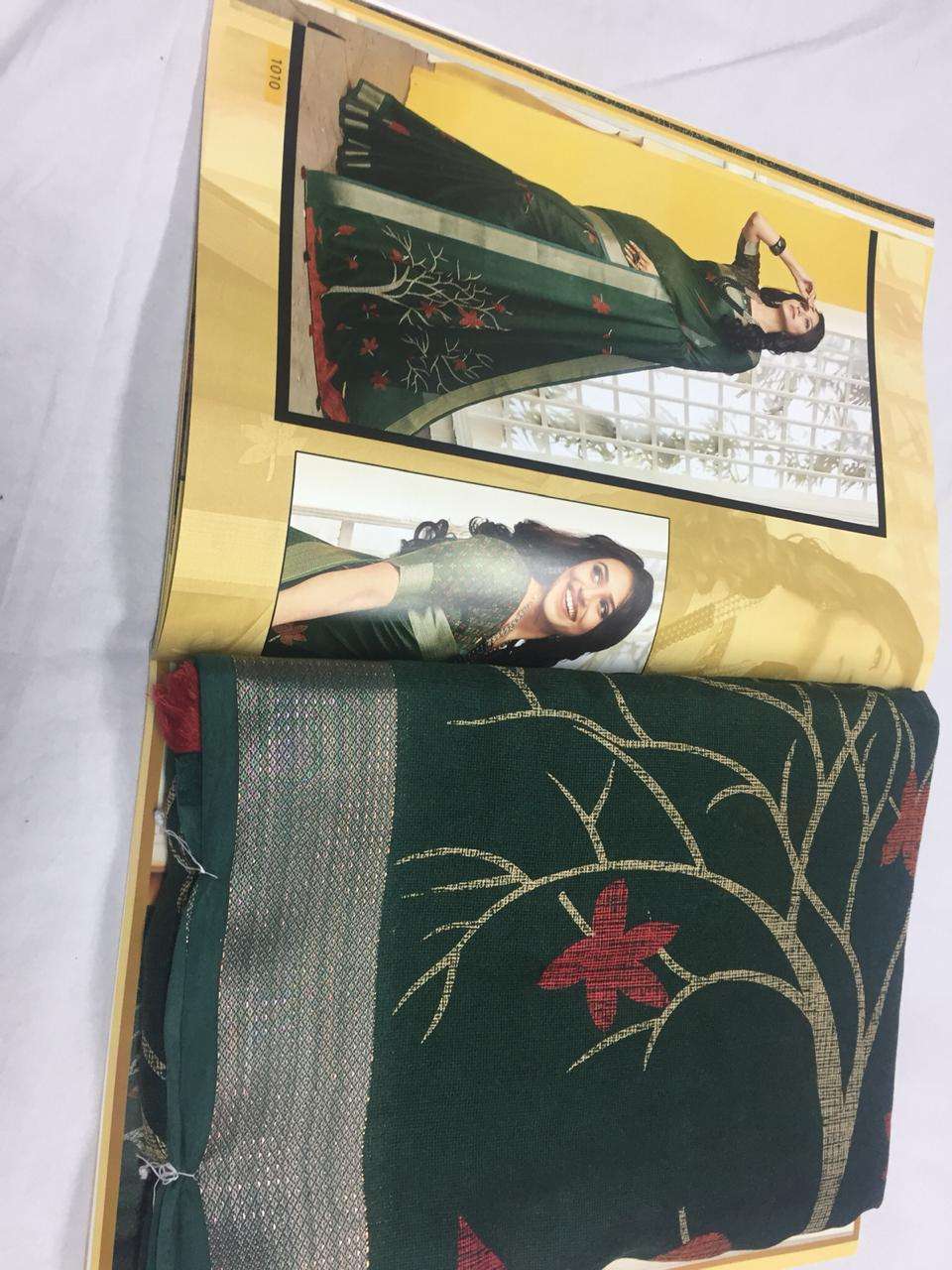 PAYAL BY VRANDA FASHION 101 TO 112 SERIES INDIAN TRADITIONAL WEAR COLLECTION BEAUTIFUL STYLISH FANCY COLORFUL PARTY WEAR & OCCASIONAL WEAR JUTE SILK SAREES AT WHOLESALE PRICE