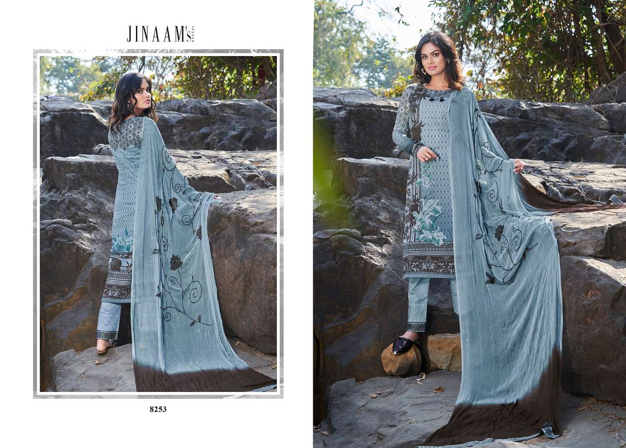 ADEENA BY JINAAMS DRESSES 8247 TO 8255 SERIES BEAUTIFUL SUITS STYLISH FANCY COLORFUL PARTY WEAR & OCCASIONAL WEAR COTTON SATIN DIGITAL PRINTED DRESSES AT WHOLESALE PRICE