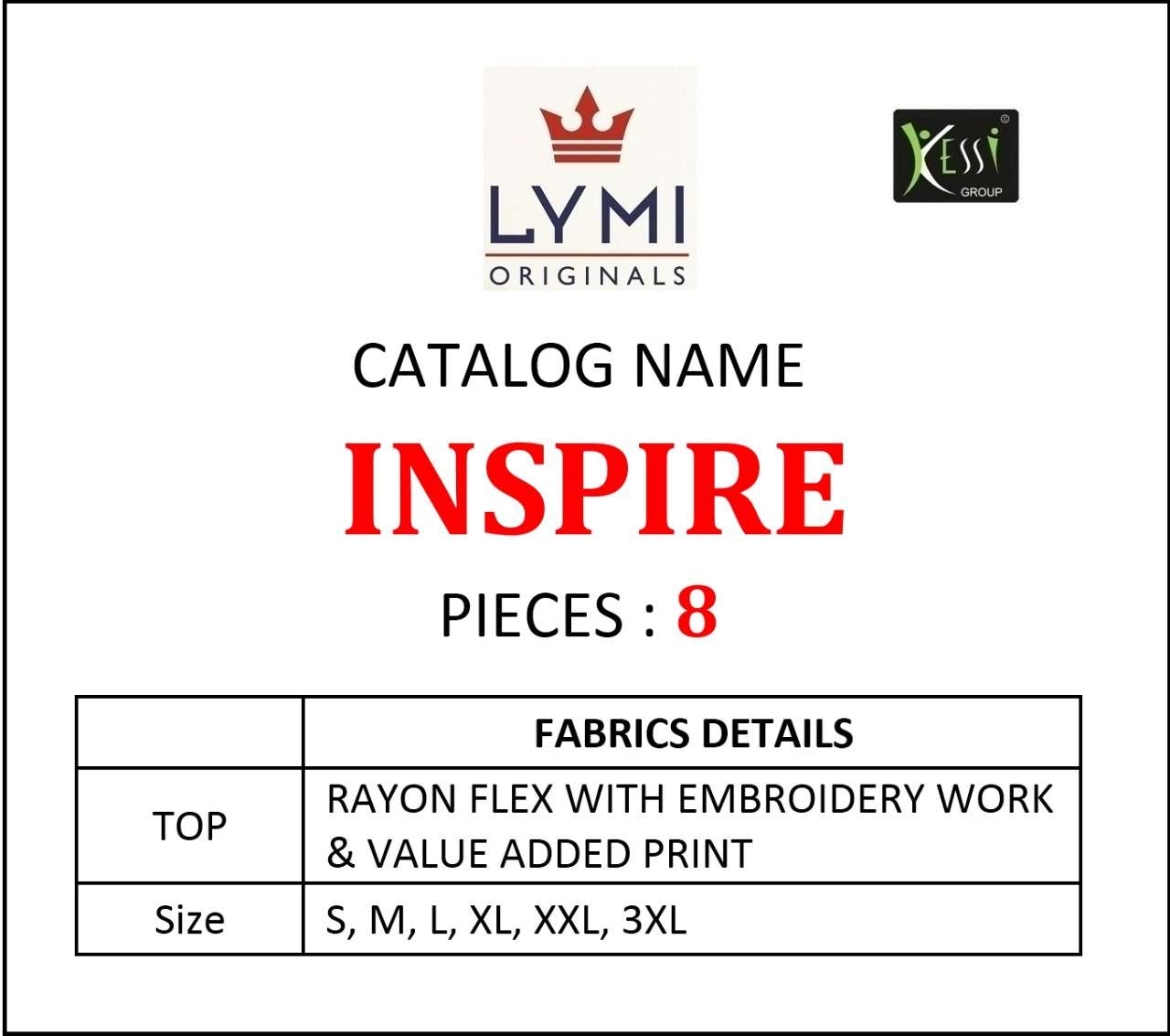 INSPIRE BY LYMI ORIGINAL 3201 TO 3208 SERIES BEAUTIFUL STYLISH FANCY COLORFUL CASUAL WEAR & ETHNIC WEAR RAYON FLEX WITH EMBROIDERY TOPS AT WHOLESALE PRICE