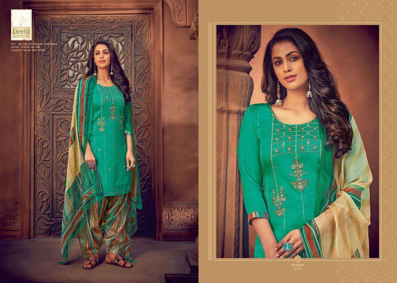 SURALI BY LEELA 1001 TO 1008 SERIES BEAUTIFUL STYLISH FANCY COLORFUL CASUAL WEAR & ETHNIC WEAR ZAM SILK DRESSES AT WHOLESALE PRICE