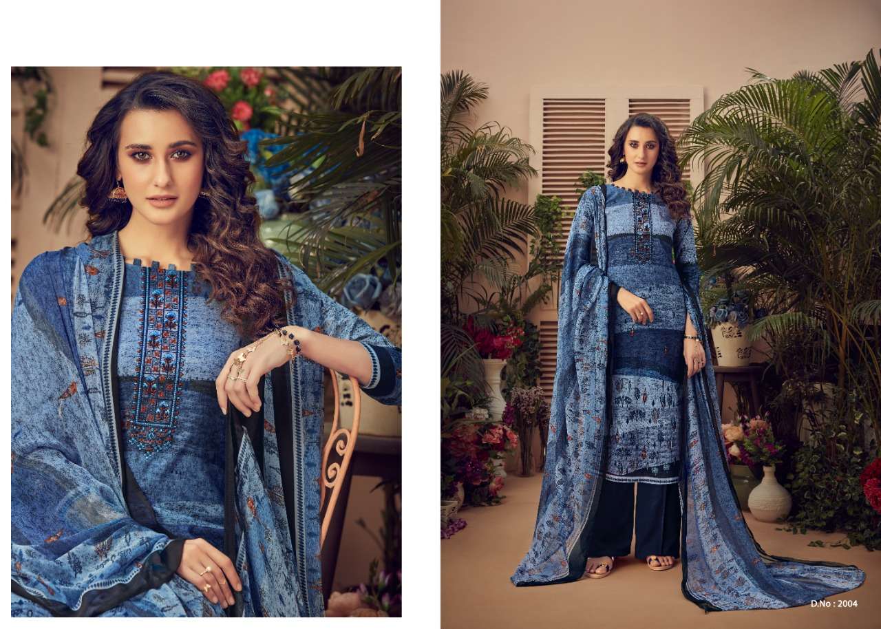 NAZIA BY VIJAYA FASHION 2001 TO 2010 SERIES BEAUTIFUL STYLISH FANCY COLORFUL CASUAL WEAR & ETHNIC WEAR CAMBRIC WITH EMBROIDERY DRESSES AT WHOLESALE PRICE