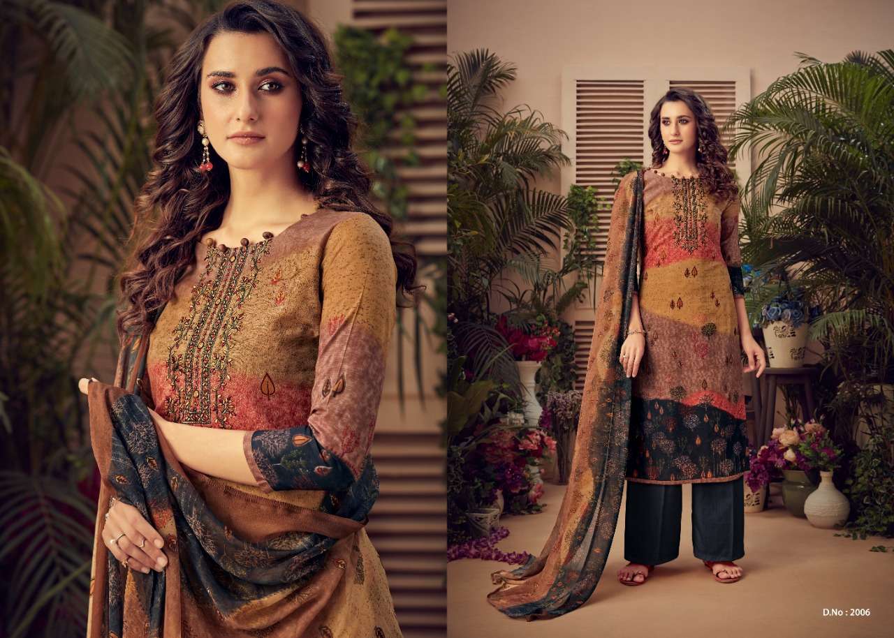 NAZIA BY VIJAYA FASHION 2001 TO 2010 SERIES BEAUTIFUL STYLISH FANCY COLORFUL CASUAL WEAR & ETHNIC WEAR CAMBRIC WITH EMBROIDERY DRESSES AT WHOLESALE PRICE