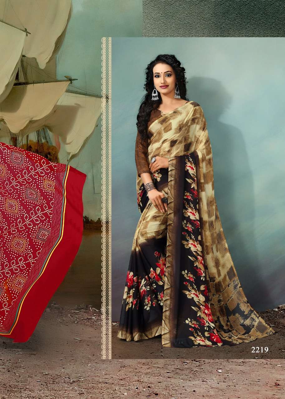 GARMA GARAM VOL-44 BY KODAS 2212 TO 2225 SERIES INDIAN TRADITIONAL WEAR COLLECTION BEAUTIFUL STYLISH FANCY COLORFUL PARTY WEAR & OCCASIONAL WEAR RENNIAL PRINTED SAREES AT WHOLESALE PRICE