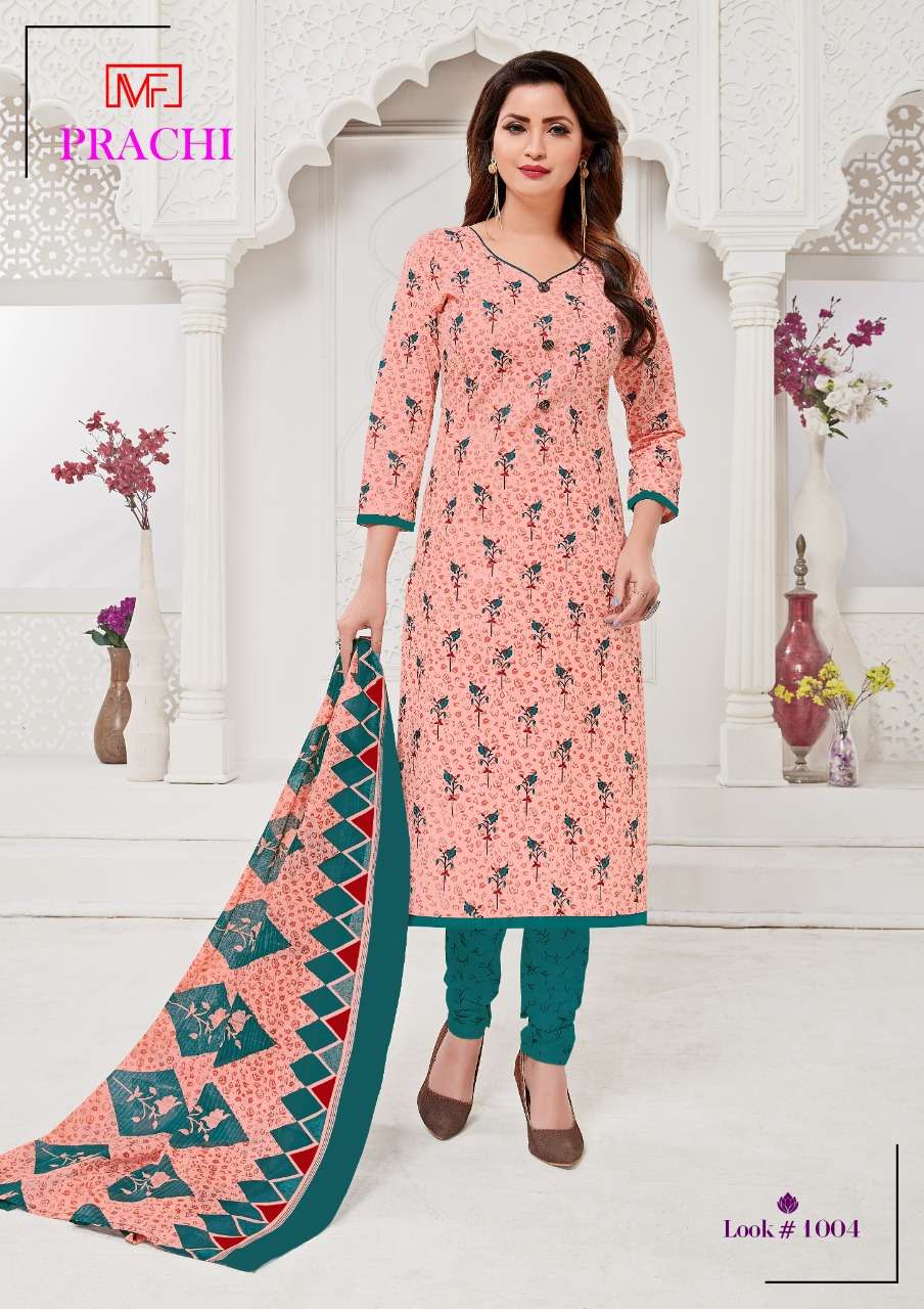 PRACHI BY MADHAV FASHION 1001 TO 1012 BEAUTIFUL SUITS STYLISH COLORFUL FANCY CASUAL WEAR & ETHNIC WEAR PURE COTTON PRINTED DRESSES AT WHOLESALE PRICE