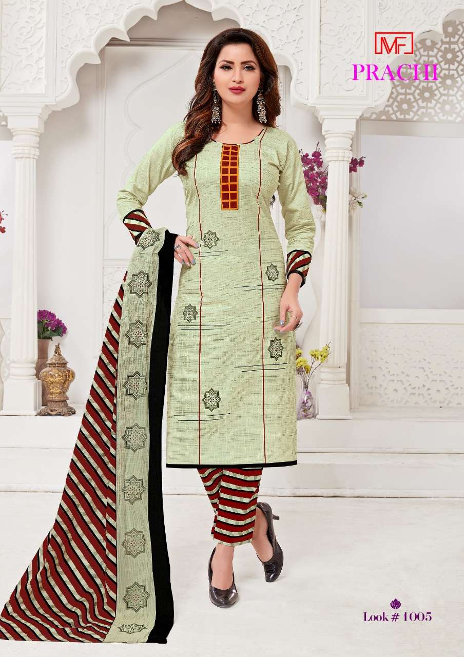 PRACHI BY MADHAV FASHION 1001 TO 1012 BEAUTIFUL SUITS STYLISH COLORFUL FANCY CASUAL WEAR & ETHNIC WEAR PURE COTTON PRINTED DRESSES AT WHOLESALE PRICE