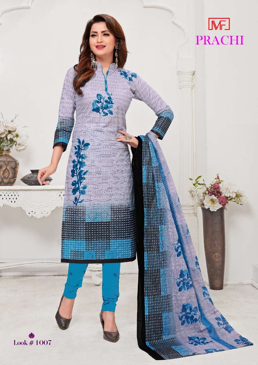 PRACHI BY MADHAV FASHION 1001 TO 1012 BEAUTIFUL SUITS STYLISH COLORFUL FANCY CASUAL WEAR & ETHNIC WEAR PURE COTTON PRINTED DRESSES AT WHOLESALE PRICE