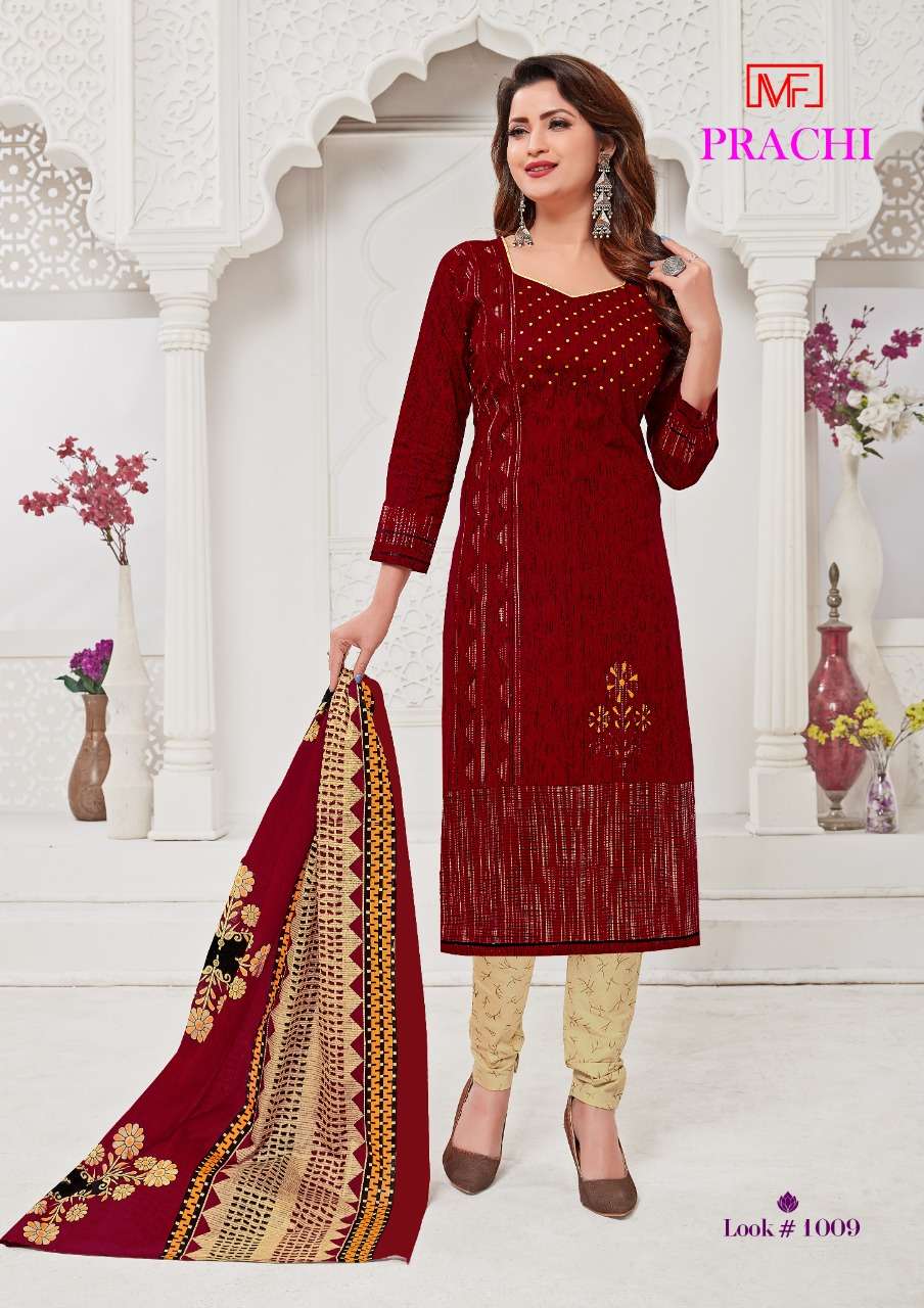 PRACHI BY MADHAV FASHION 1001 TO 1012 BEAUTIFUL SUITS STYLISH COLORFUL FANCY CASUAL WEAR & ETHNIC WEAR PURE COTTON PRINTED DRESSES AT WHOLESALE PRICE