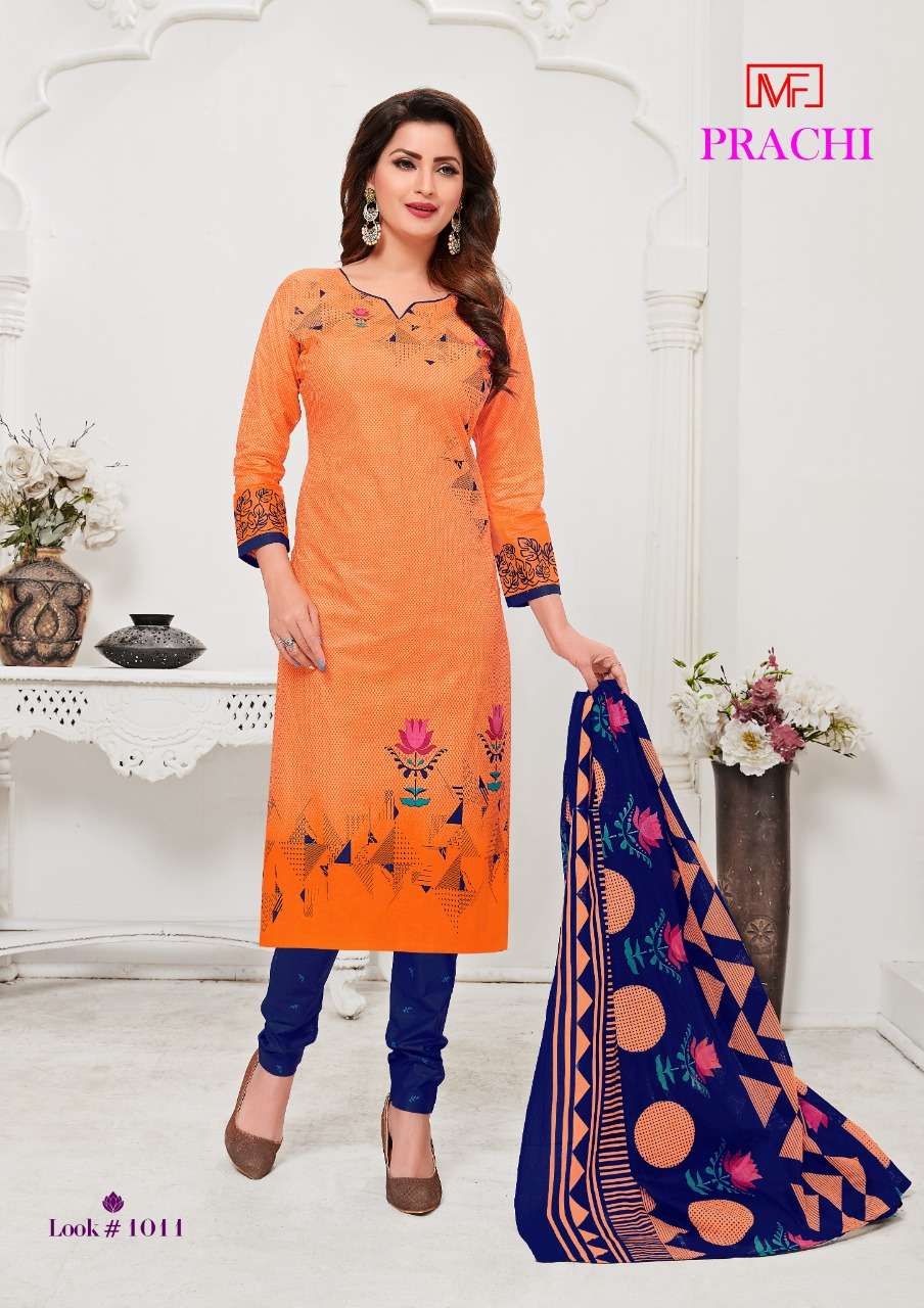 PRACHI BY MADHAV FASHION 1001 TO 1012 BEAUTIFUL SUITS STYLISH COLORFUL FANCY CASUAL WEAR & ETHNIC WEAR PURE COTTON PRINTED DRESSES AT WHOLESALE PRICE