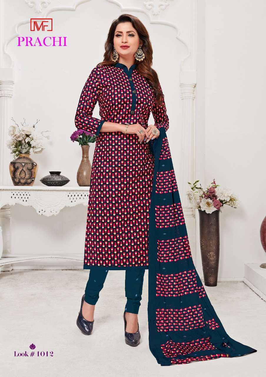 PRACHI BY MADHAV FASHION 1001 TO 1012 BEAUTIFUL SUITS STYLISH COLORFUL FANCY CASUAL WEAR & ETHNIC WEAR PURE COTTON PRINTED DRESSES AT WHOLESALE PRICE