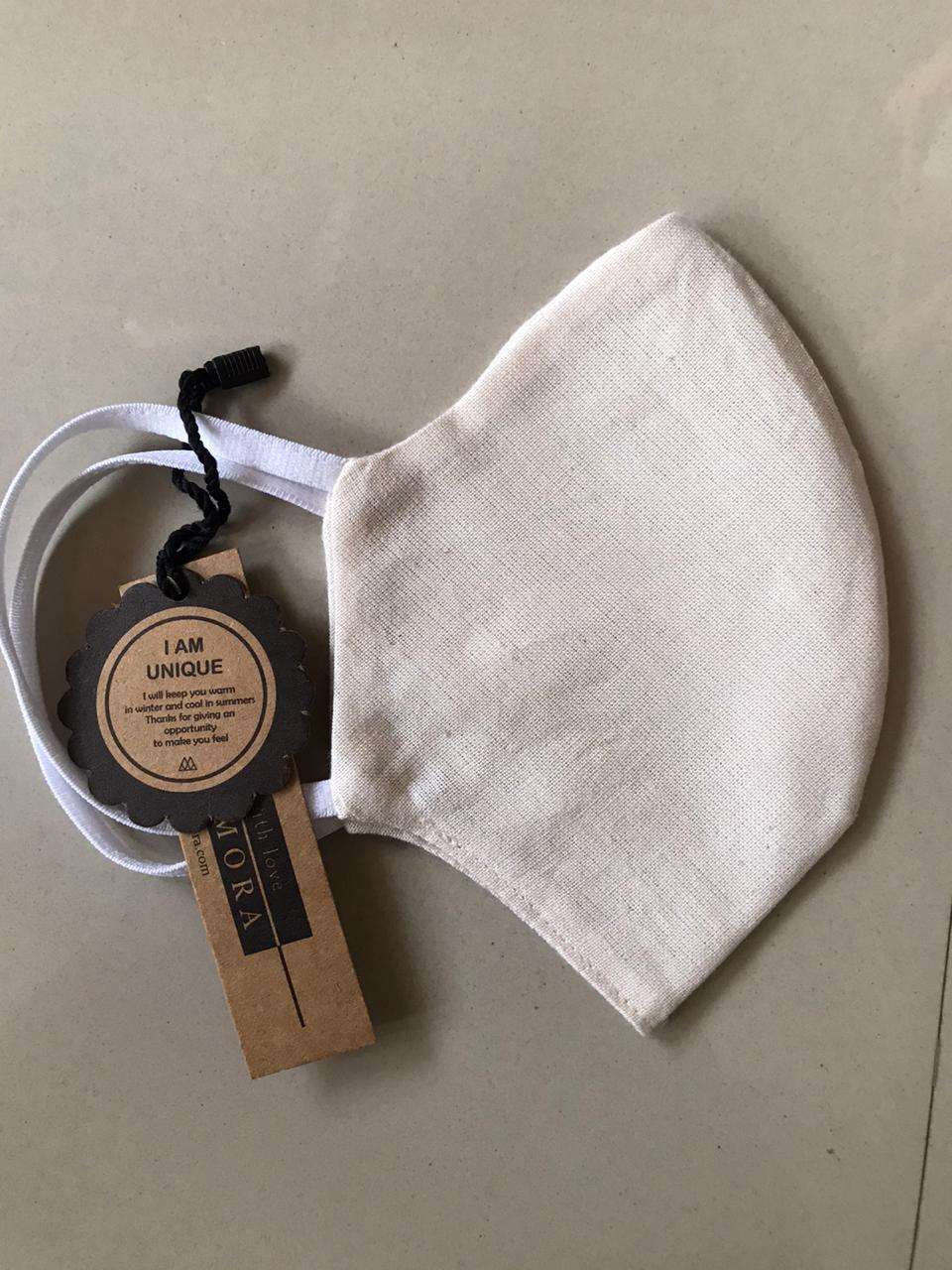 MASK 100% ORGANIC WITH DIFFERENT COLOUR LAB TESTED REUSABLE UP TO  50 GENTLE WASHED SOFT ELASTIC LOOP WITH EXTRA COMPFORT