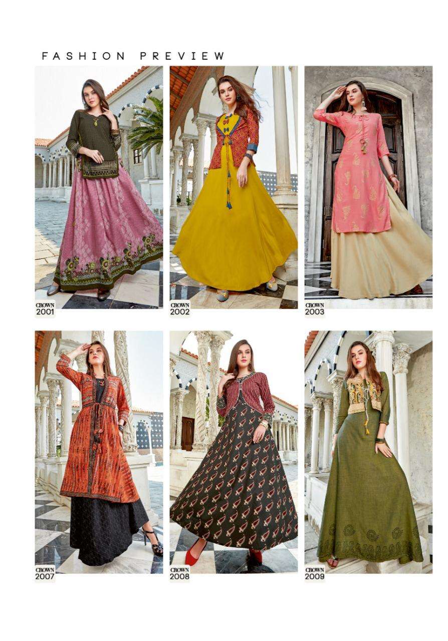 Kiana crown kurti top