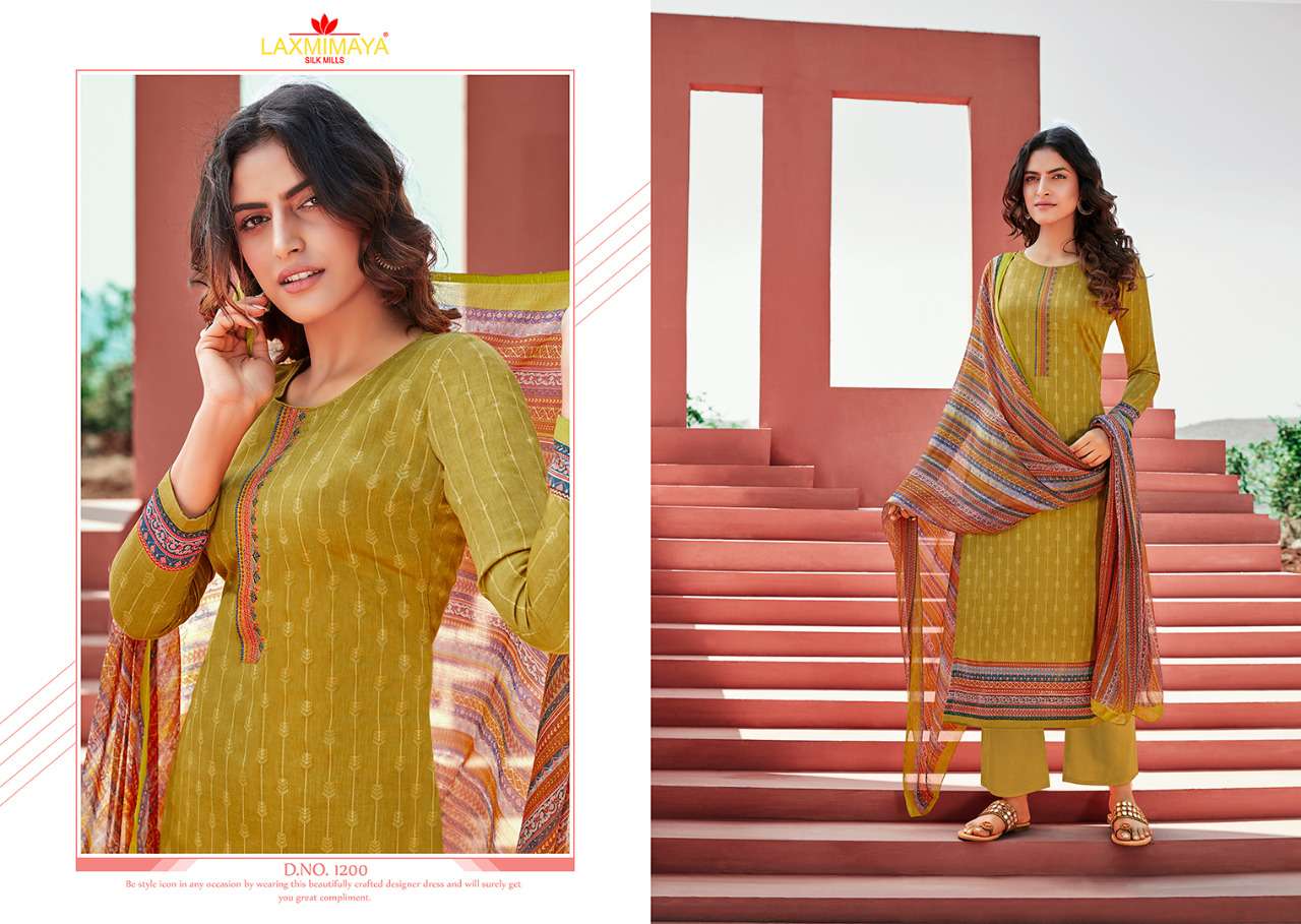 STARDUS BY LAXMIMAYA SILK MILLS 1198 TO 1207 SERIES BEAUTIFUL SUITS STYLISH FANCY COLORFUL PARTY WEAR & OCCASIONAL WEAR PURE JAM SILK DIGITAL PRINTED DRESSES AT WHOLESALE PRICE