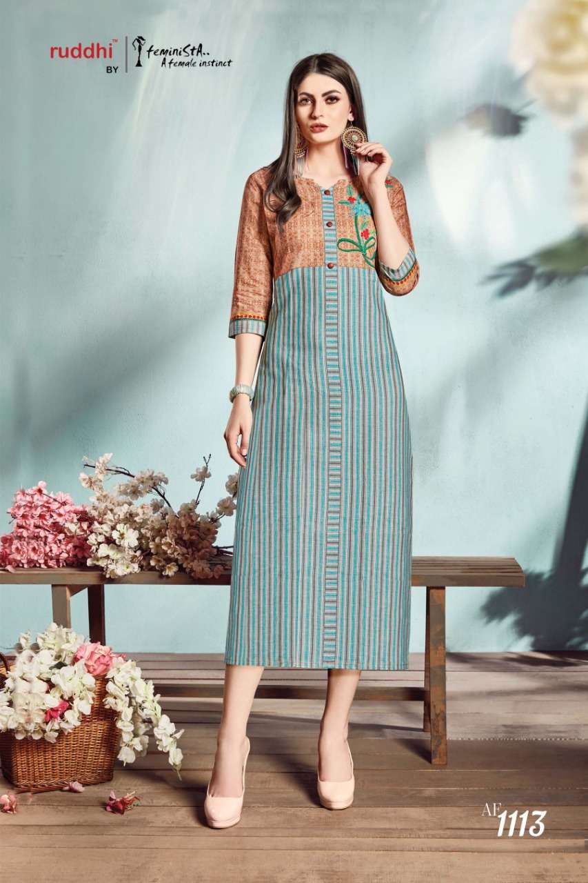 Summer Vol-2 By Feminista 1111 To 1122 Series Designer Beautiful Stylish Colorful Fancy Ready To Wear & Casual Wear & Ethnic Wear Organic Cotton Khadi Kurtis At Wholesale Price