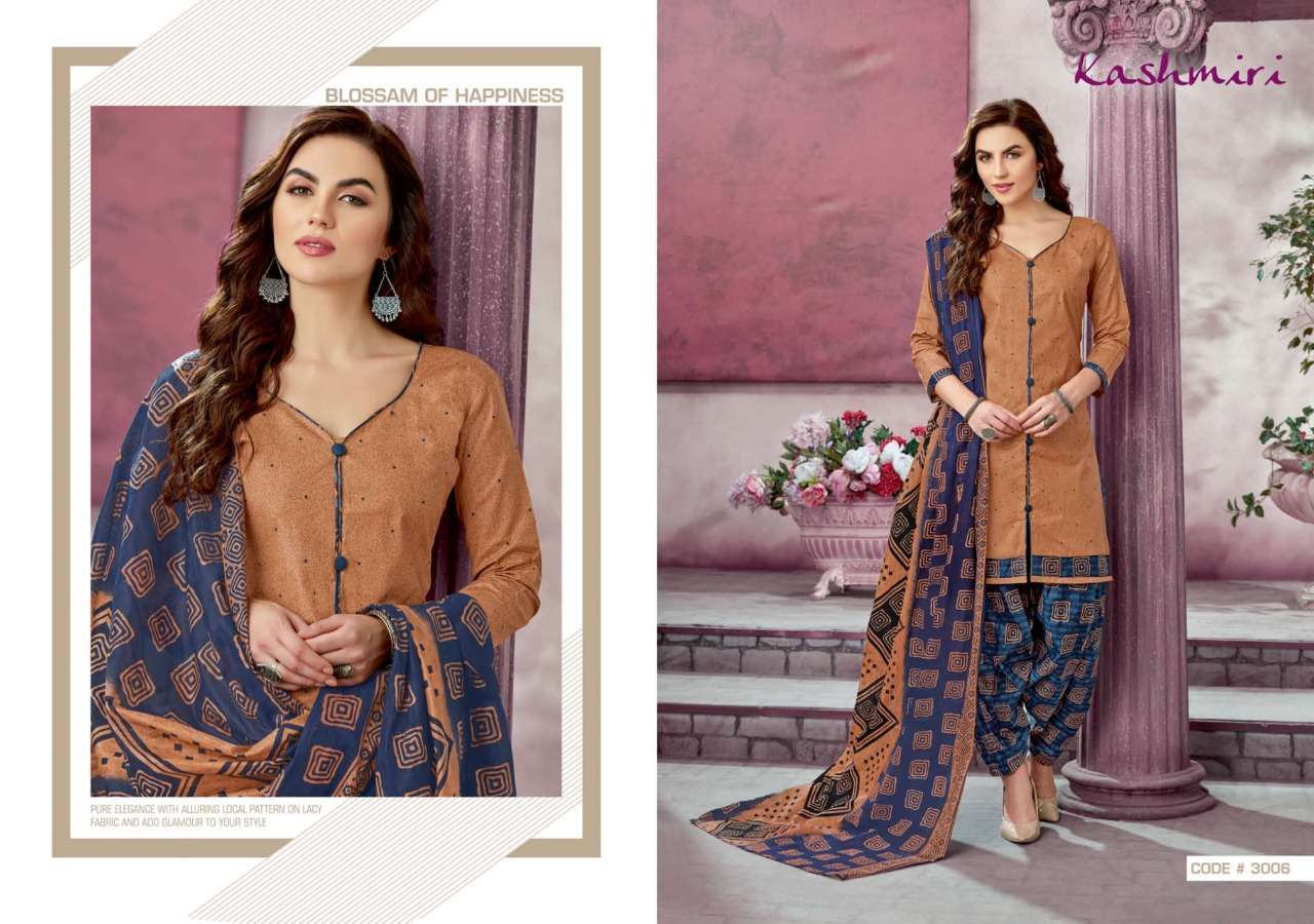 KASHMIRI VOL-3 BY GANESHA 3006 TO 3017 SERIES DESIGNER PATIYALA SUITS BEAUTIFUL FANCY COLORFUL STYLISH PARTY WEAR & ETHNIC WEAR FANCY PRINTED DRESSES AT WHOLESALE PRICE