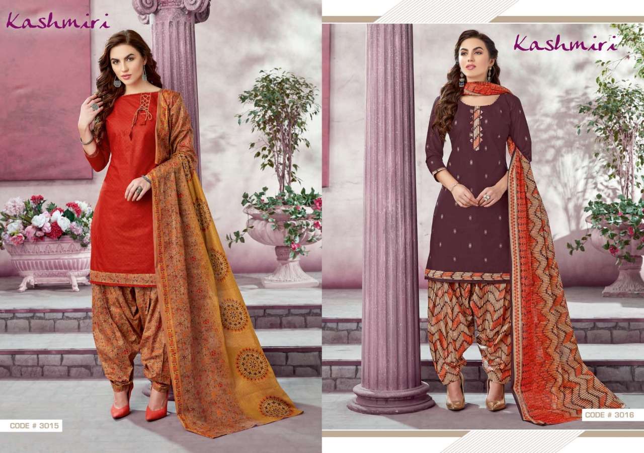 KASHMIRI VOL-3 BY GANESHA 3006 TO 3017 SERIES DESIGNER PATIYALA SUITS BEAUTIFUL FANCY COLORFUL STYLISH PARTY WEAR & ETHNIC WEAR FANCY PRINTED DRESSES AT WHOLESALE PRICE