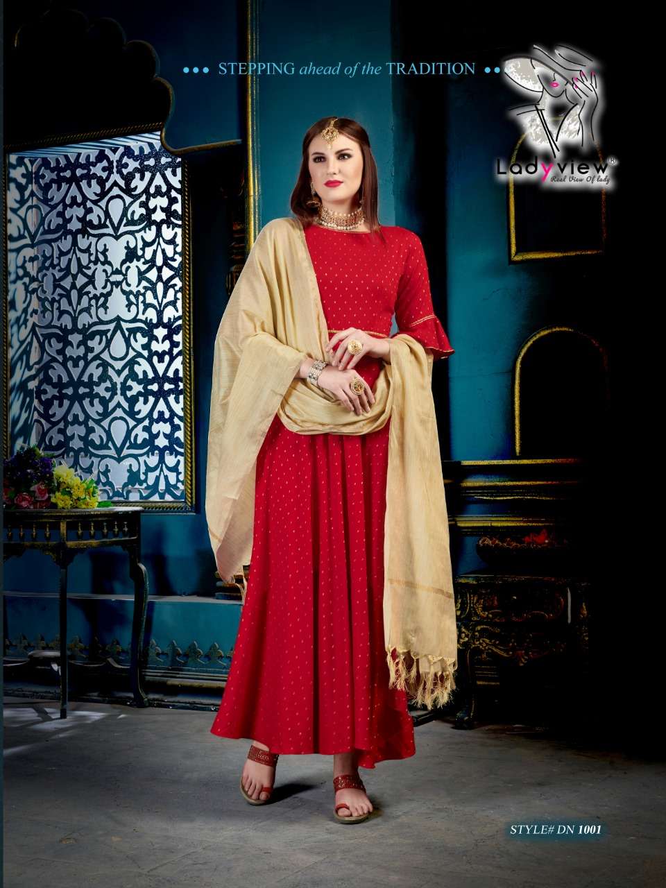 Manohari By Lady View 1001 To 1008 Series Stylish Fancy Beautiful Colorful Casual Wear & Ethnic Wear Pure Weaving Butti Rayon Kurtis At Wholesale Price