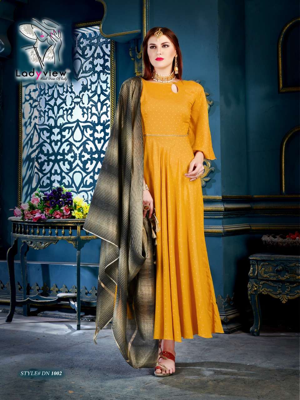 Manohari By Lady View 1001 To 1008 Series Stylish Fancy Beautiful Colorful Casual Wear & Ethnic Wear Pure Weaving Butti Rayon Kurtis At Wholesale Price