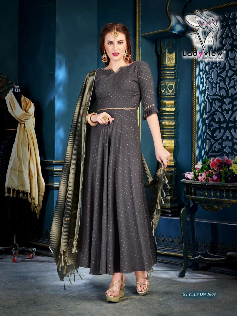 Manohari By Lady View 1001 To 1008 Series Stylish Fancy Beautiful Colorful Casual Wear & Ethnic Wear Pure Weaving Butti Rayon Kurtis At Wholesale Price