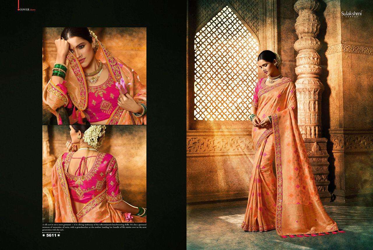 Sundri By Sulakshmi 5601 To 5612 Series Indian Traditional Wear Collection Beautiful Stylish Fancy Colorful Party Wear & Occasional Wear Fancy Sarees At Wholesale Price