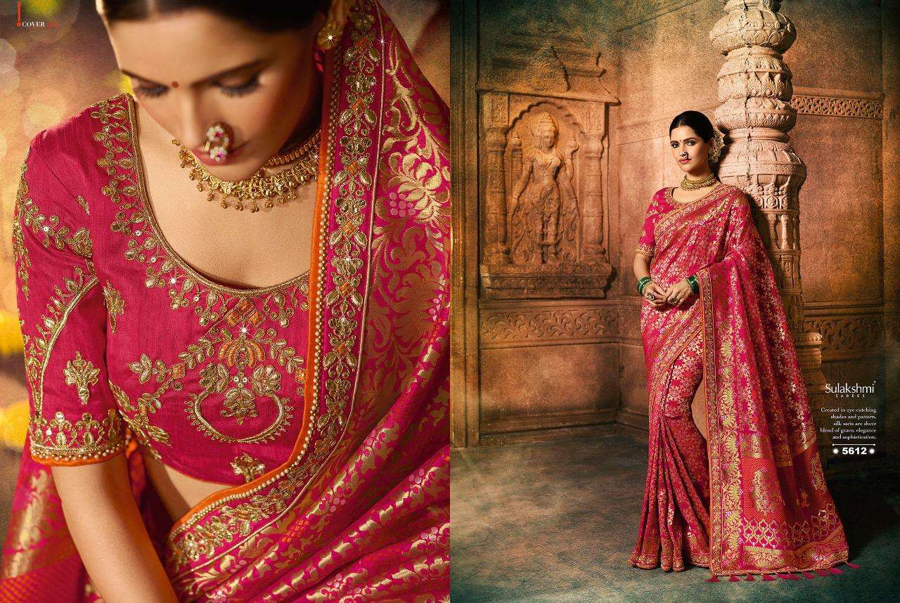 Sundri By Sulakshmi 5601 To 5612 Series Indian Traditional Wear Collection Beautiful Stylish Fancy Colorful Party Wear & Occasional Wear Fancy Sarees At Wholesale Price