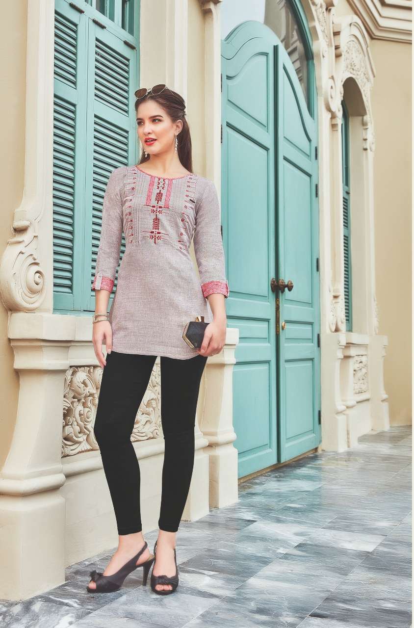 AUTOGRAPH BY LYMI ORIGINAL 2701 TO 2708 SERIES BEAUTIFUL COLORFUL STYLISH FANCY CASUAL WEAR & READY TO WEAR COTTON BLENDED TOPS AT WHOLESALE PRICE