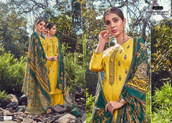 PANIHARI VOL-4 BY SHAHNAZ ARTS 4141 TO 4148 SERIES BEAUTIFUL SUITS STYLISH FANCY COLORFUL PARTY WEAR & ETHNIC WEAR JAM COTTON PRINTED DRESSES AT WHOLESALE PRICE