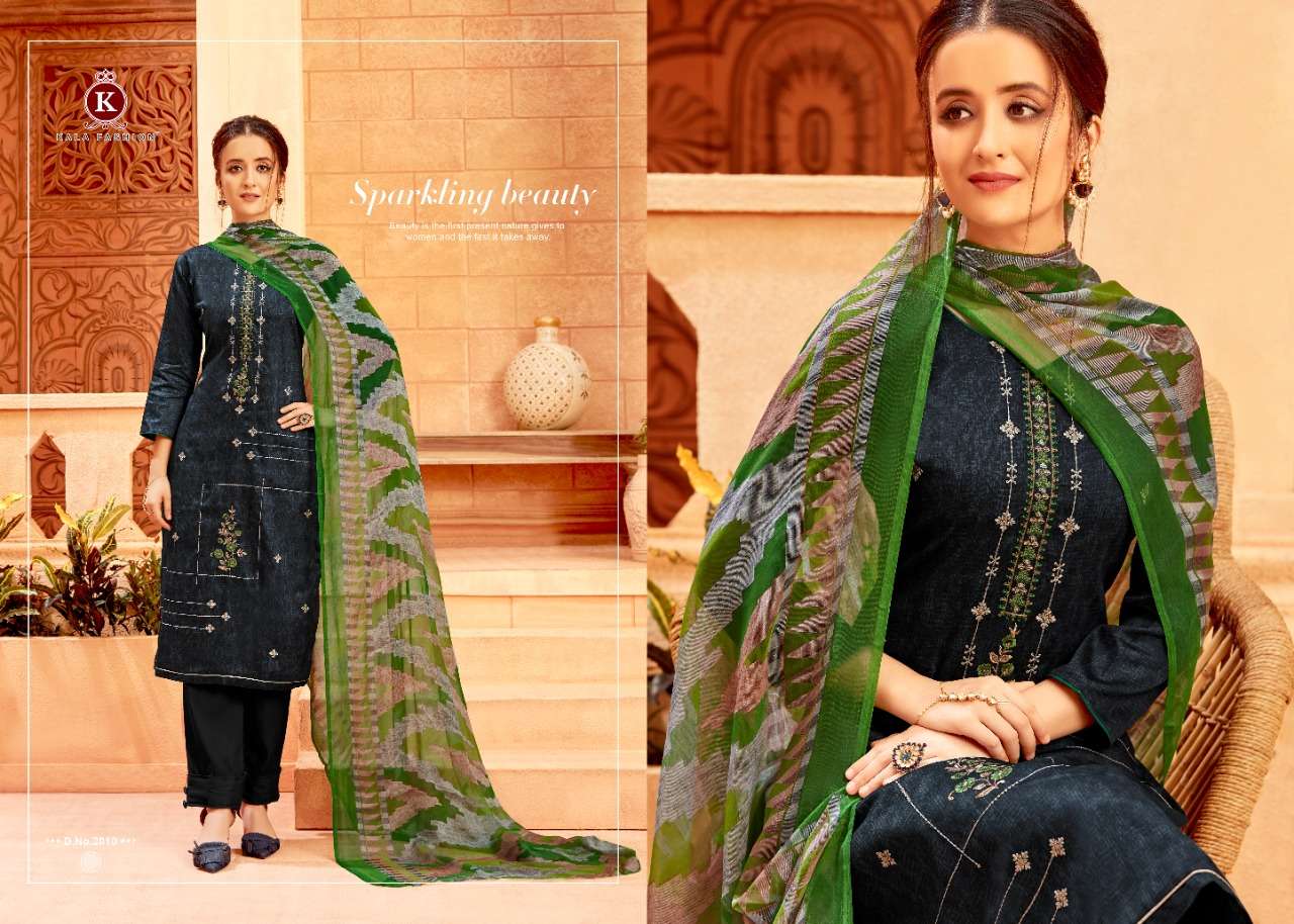 PUNJAB EXPRESS 2001 SERIES BY KALA FASHION 2001 TO 2010 SERIES DESIGNER SUITS BEAUTIFUL STYLISH FANCY COLORFUL PARTY WEAR & ETHNIC WEAR JAM SATIN WITH EMBROIDERY DRESSES AT WHOLESALE PRICE
